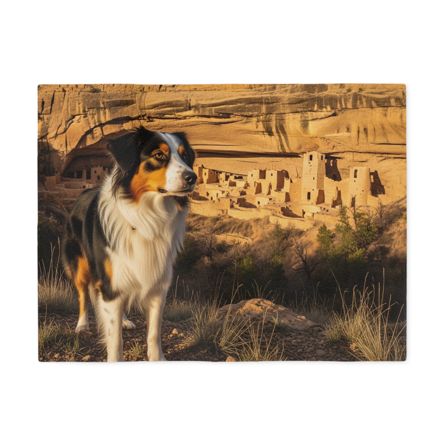 English Shepherd Dog Blanket