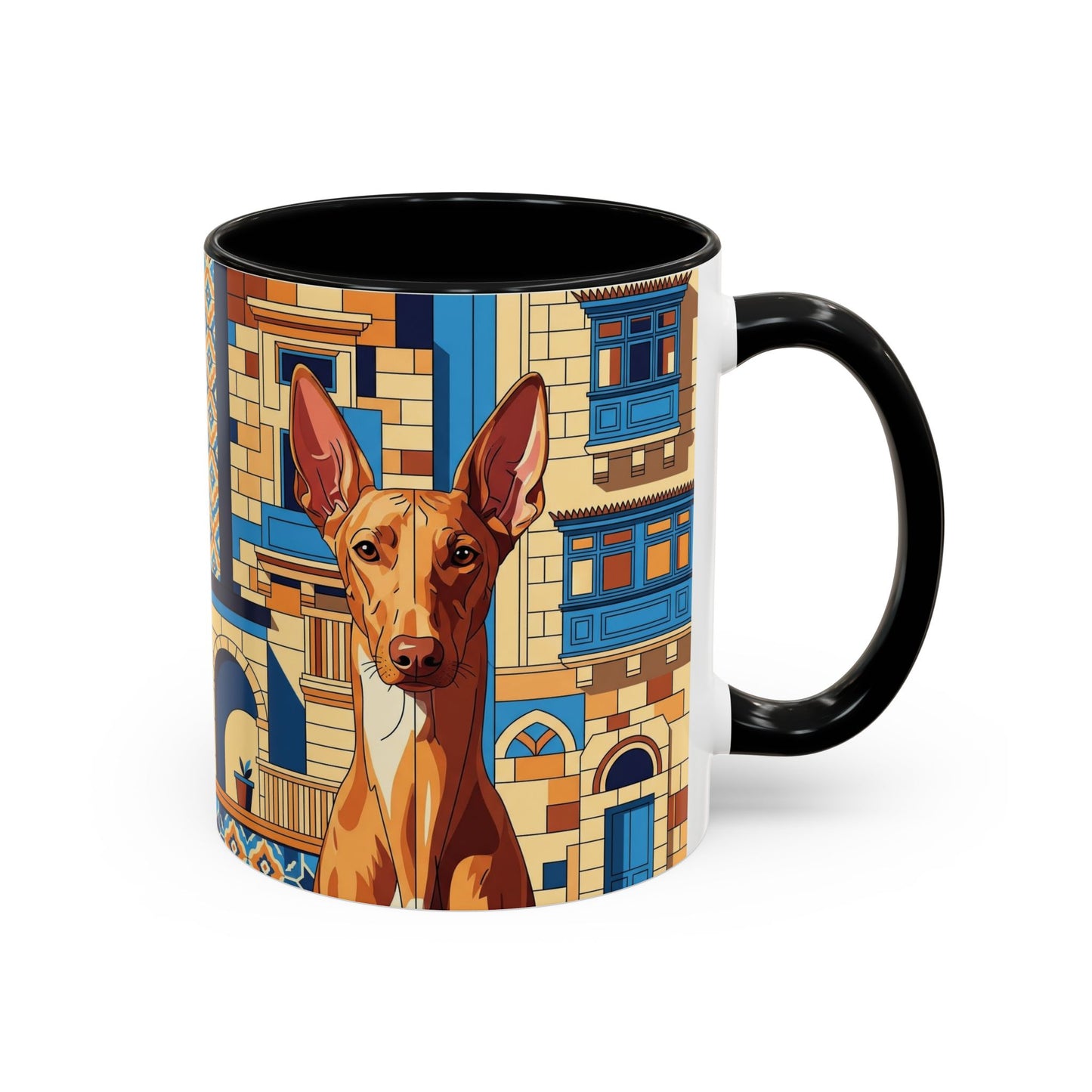 Taza de café con diseño de Pharaoh Hound: el regalo perfecto para los amantes de los perros.