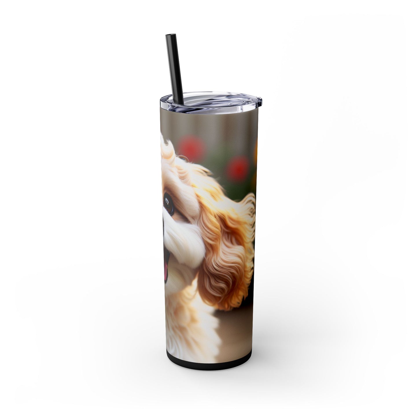 Skinny Tumbler with Straw – 20 oz Stainless Steel Cup