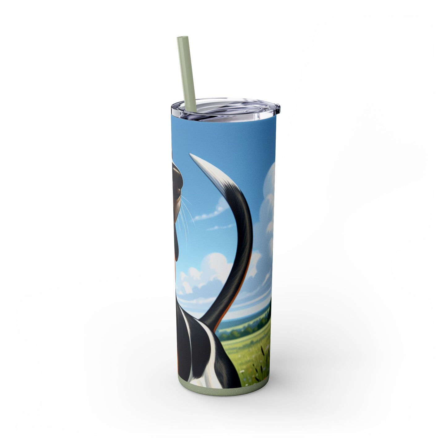 Treeing Walker Coonhound Tumbler with Straw, 20oz