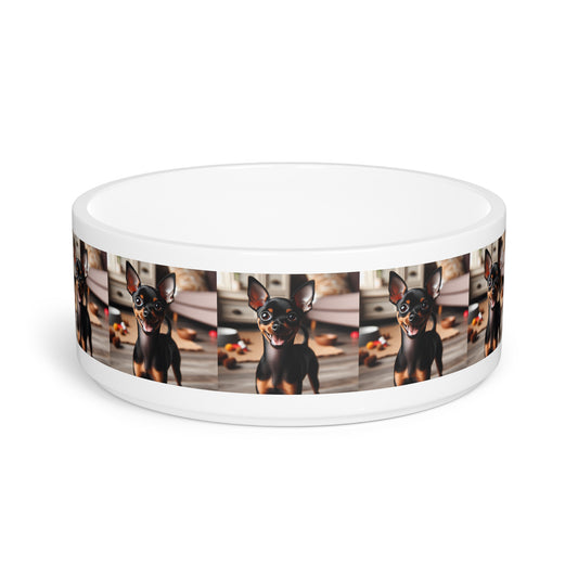 English Toy Terrier Pet Bowl