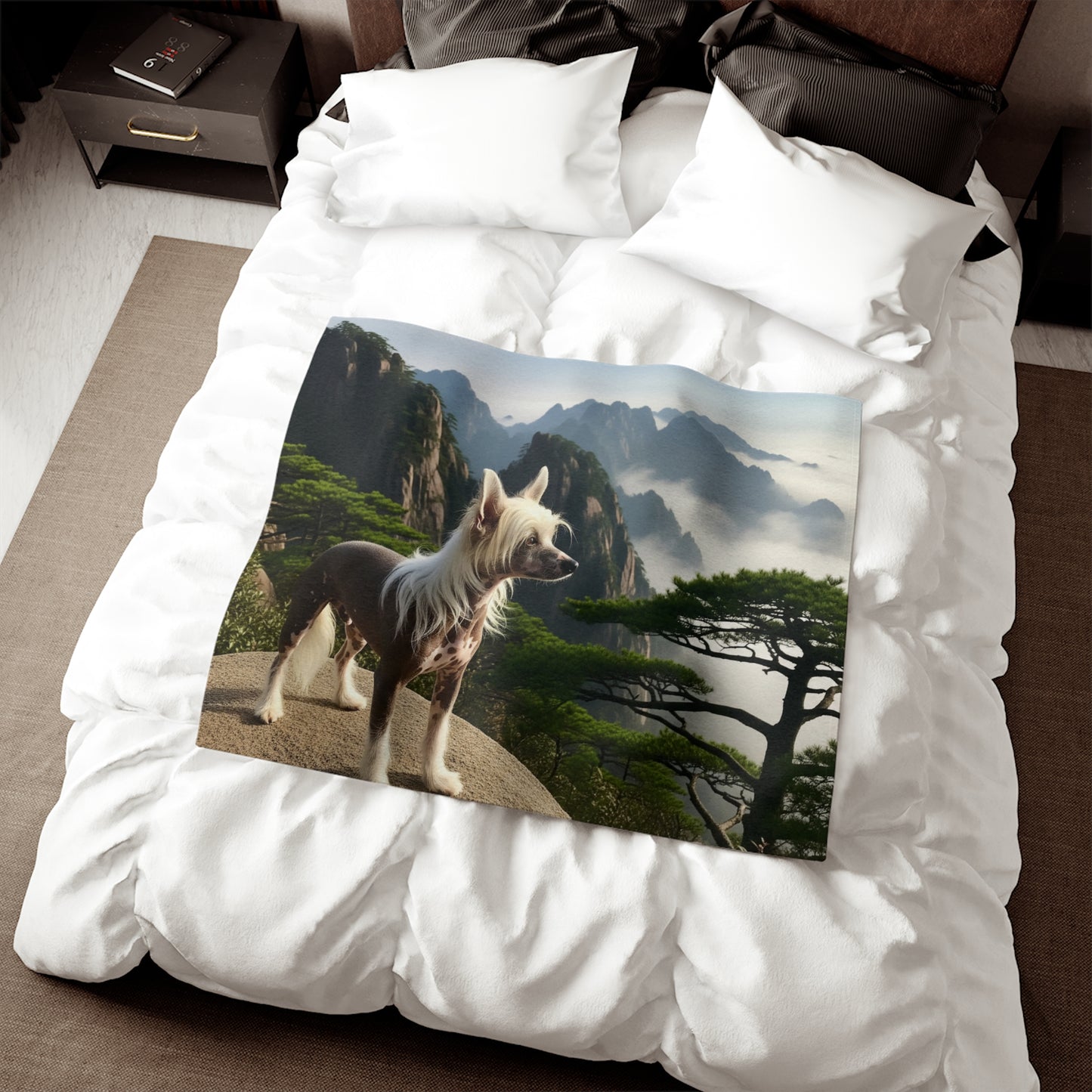 Chinese Crested Dog Blanket