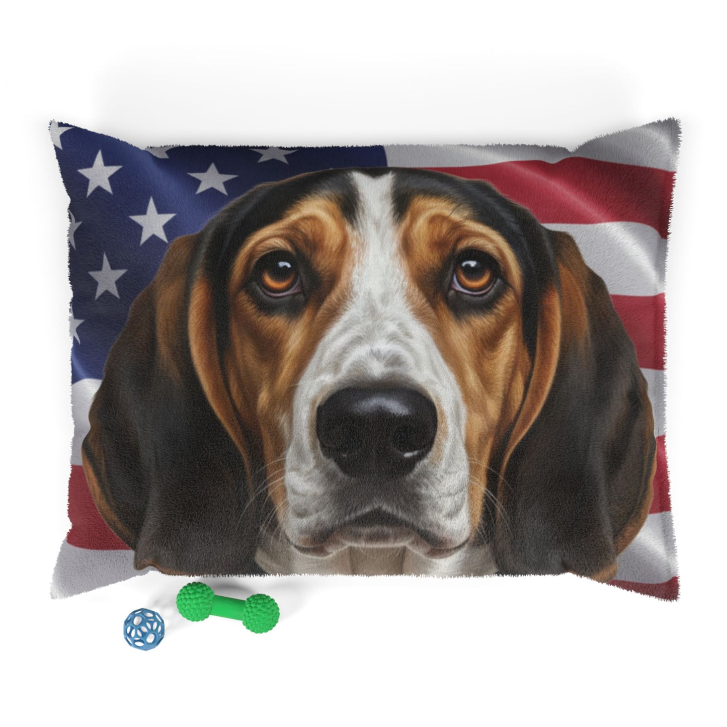American Foxhound Patriotic Pet Bed