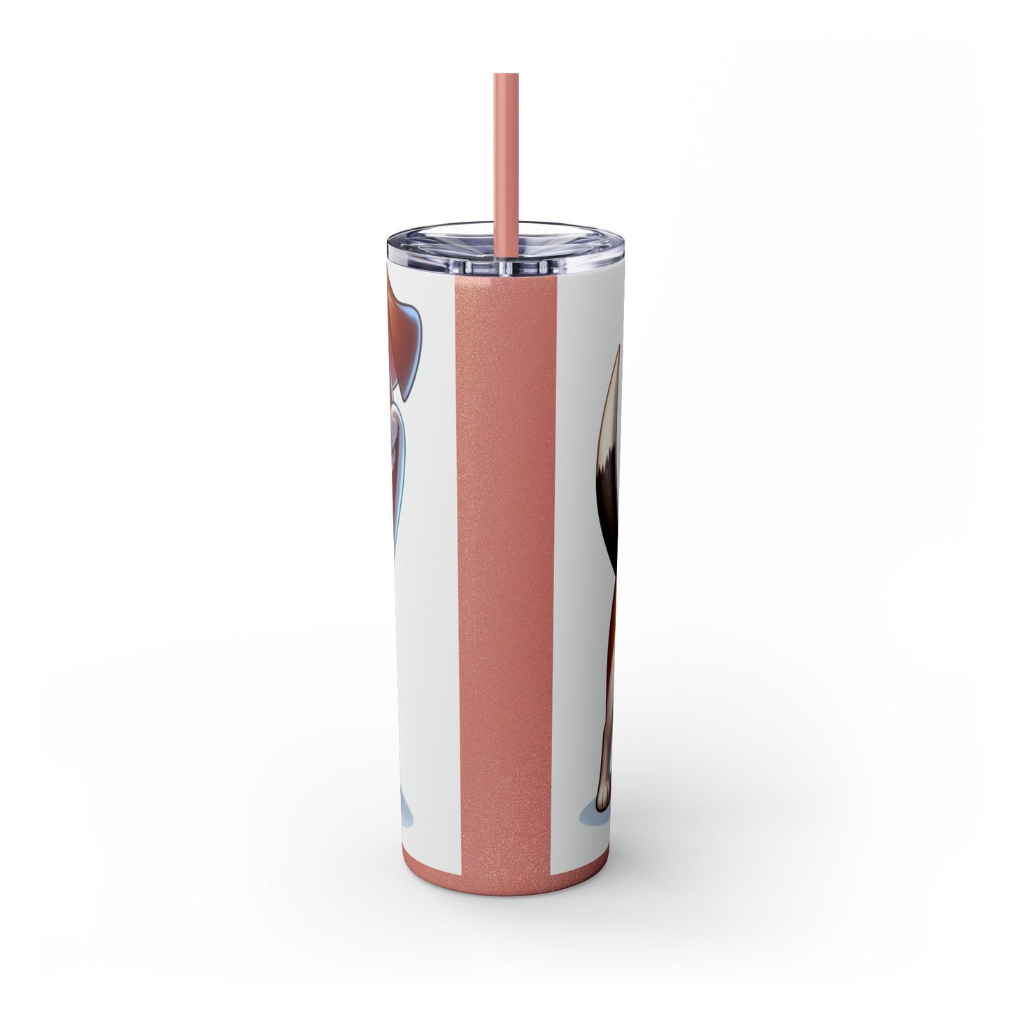 Teddy Roosevelt Terrier Tumbler with Straw, 20oz