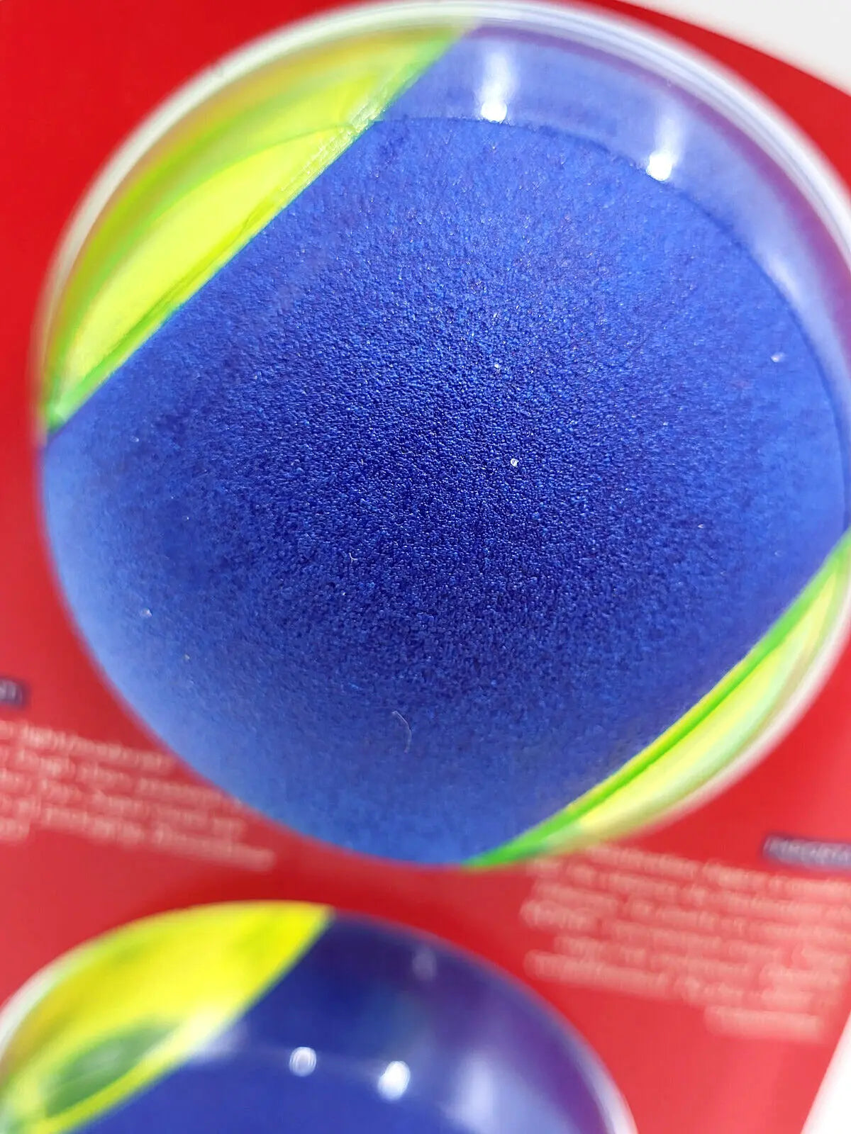 KONG Squeezz Action Ball Bleu Moyen Lot de 3 Jouets à rapporter pour chien
