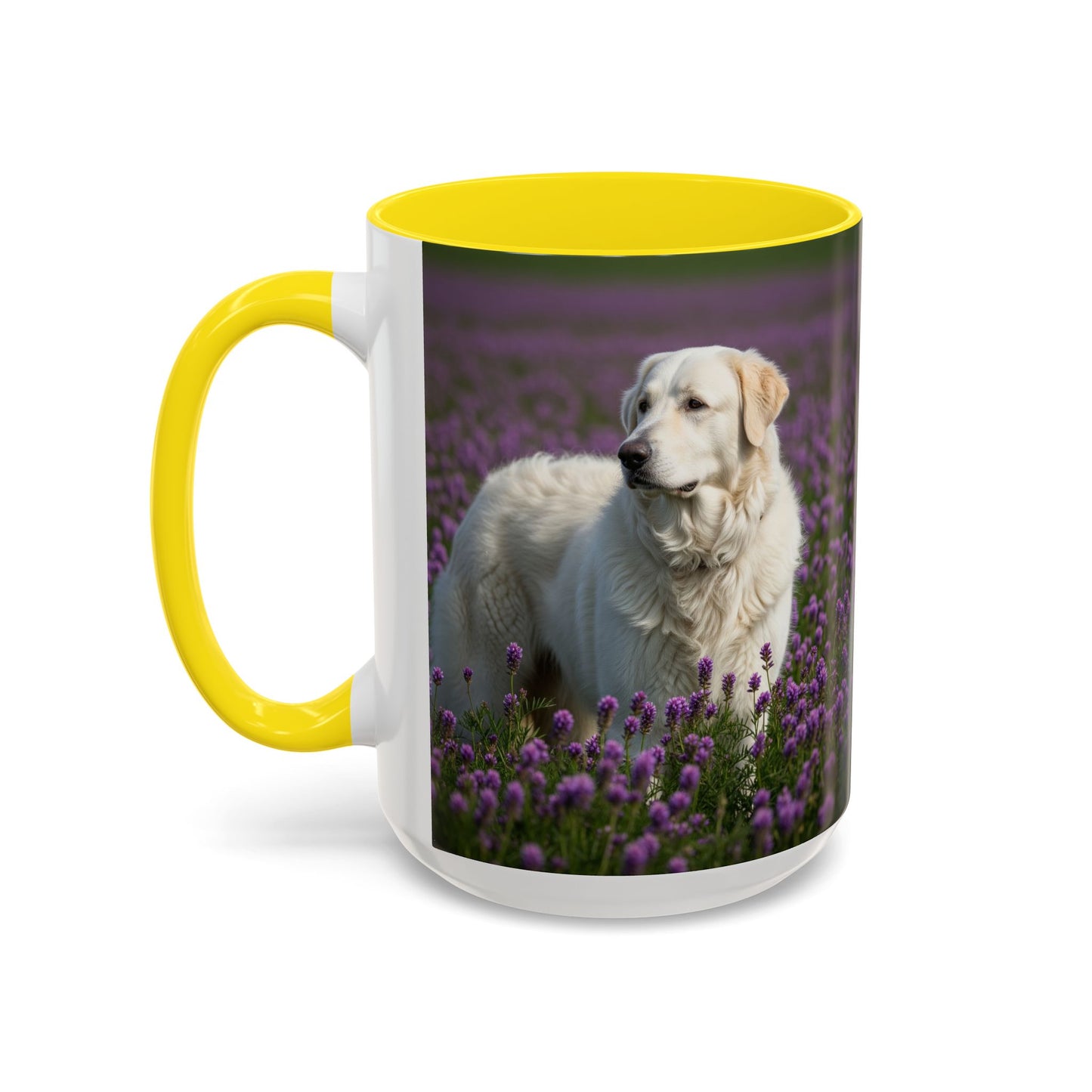 Taza de café con acento Kuvasz: regalo perfecto para los amantes de los perros