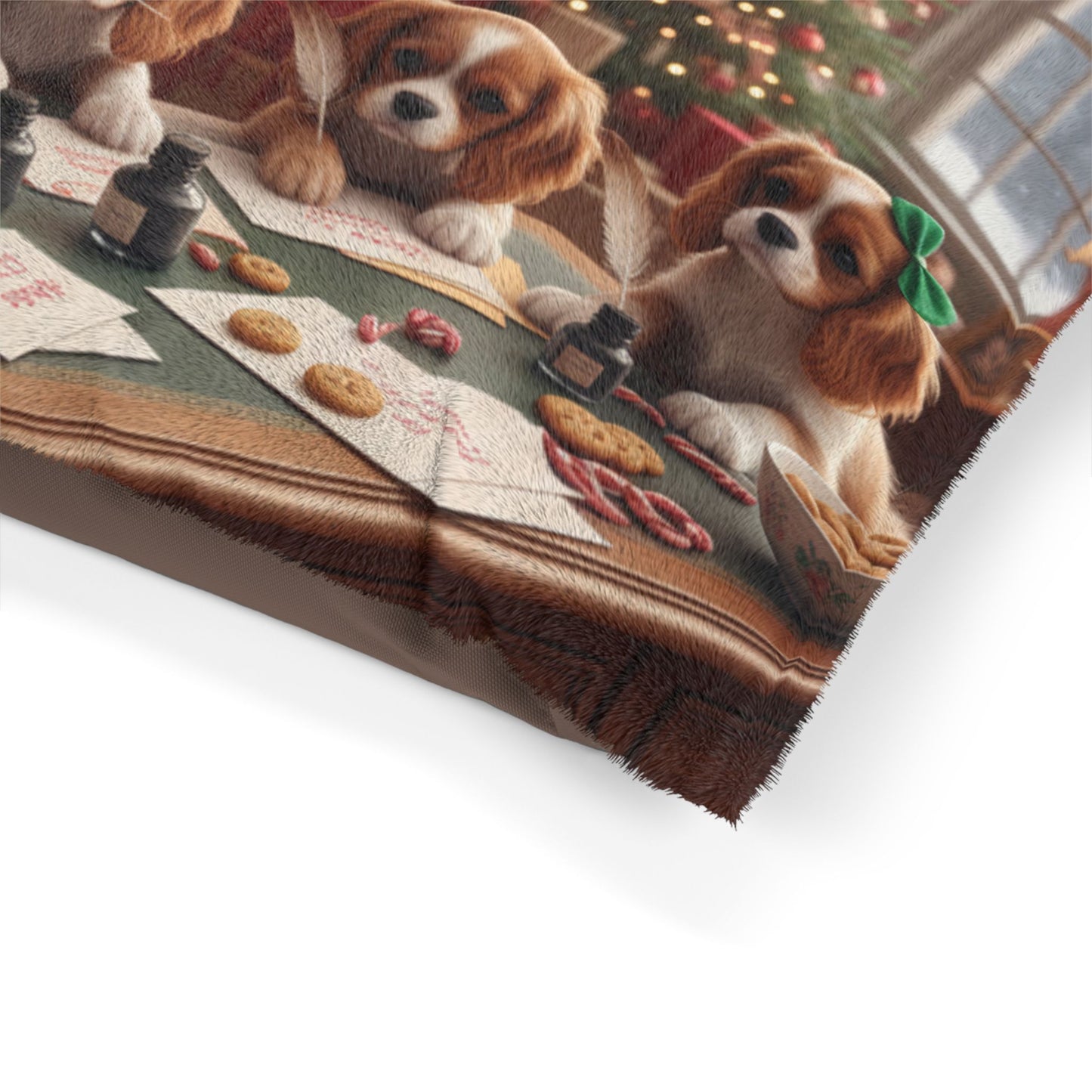 Cavalier King Charles Spaniels Letters to Santa Pet Bed