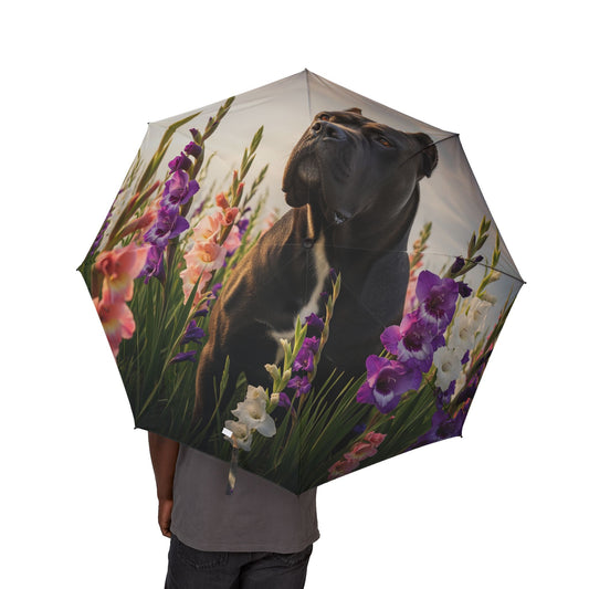 Cane Corso Semi-Automatic Foldable Umbrella