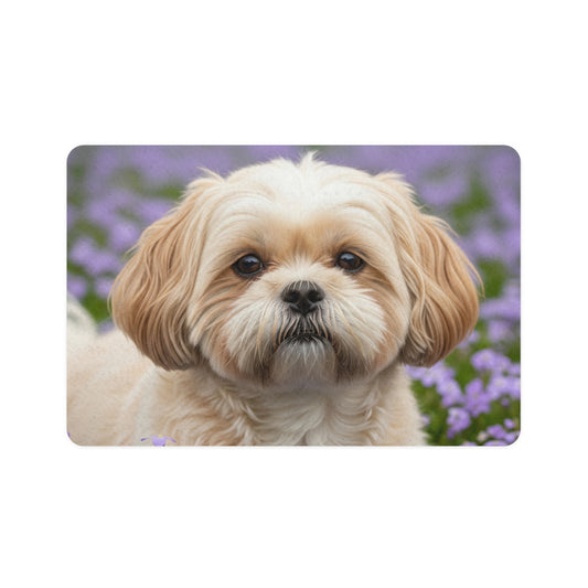 Pet Food Mat (12x18) - Shih-poo
