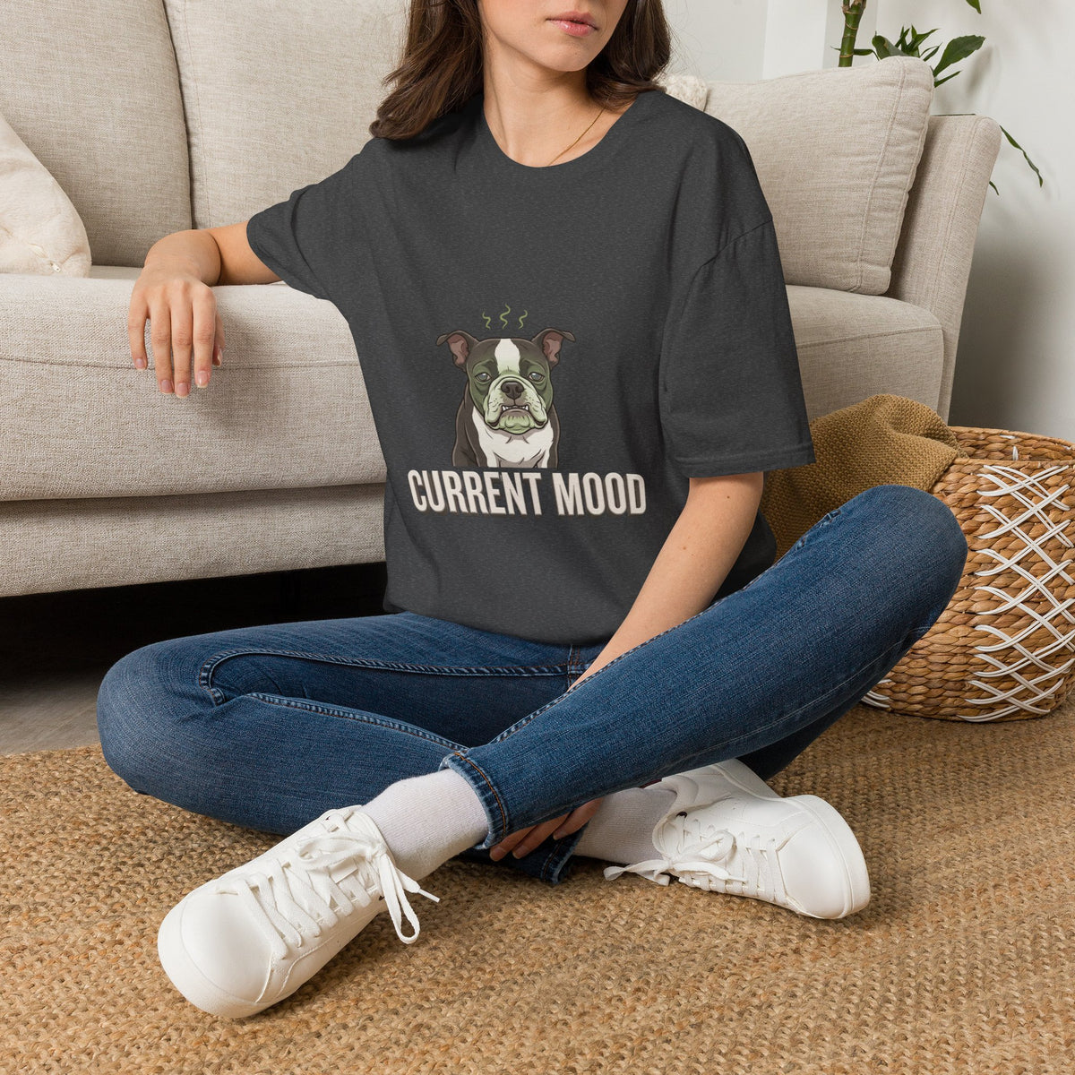 Boston Terrier Current Mood Tee Shirt