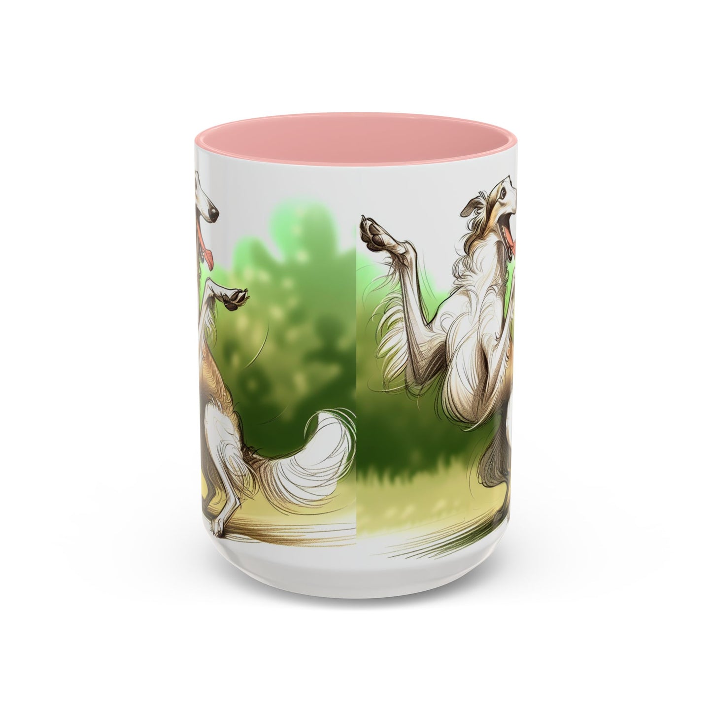 Borzoi Accent Coffee Mug - Perfect Gift for Dog Lovers