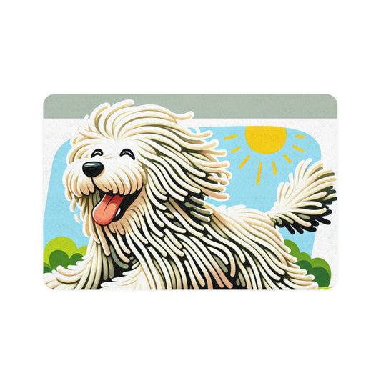 Pet Food Mat (12x18) - Komondor