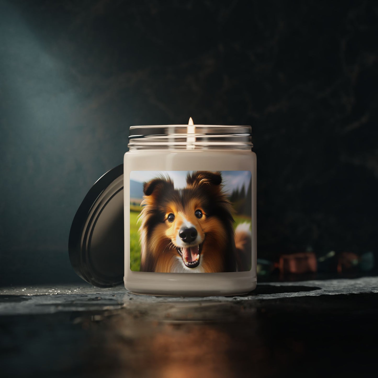 Shetland Sheepdog- Scented Soy Candle, 9oz