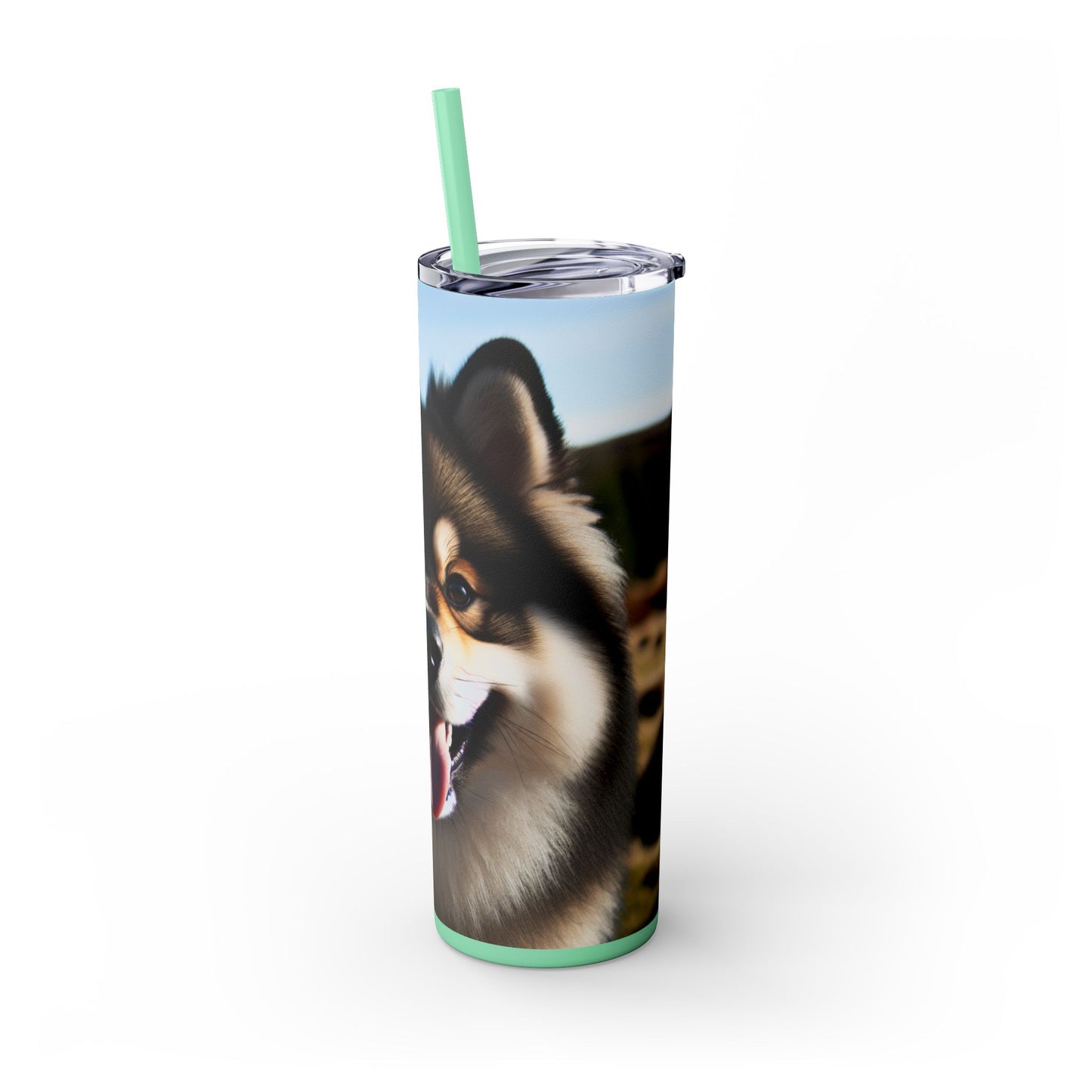 Norwegian Buhund Tumbler with Straw, 20oz