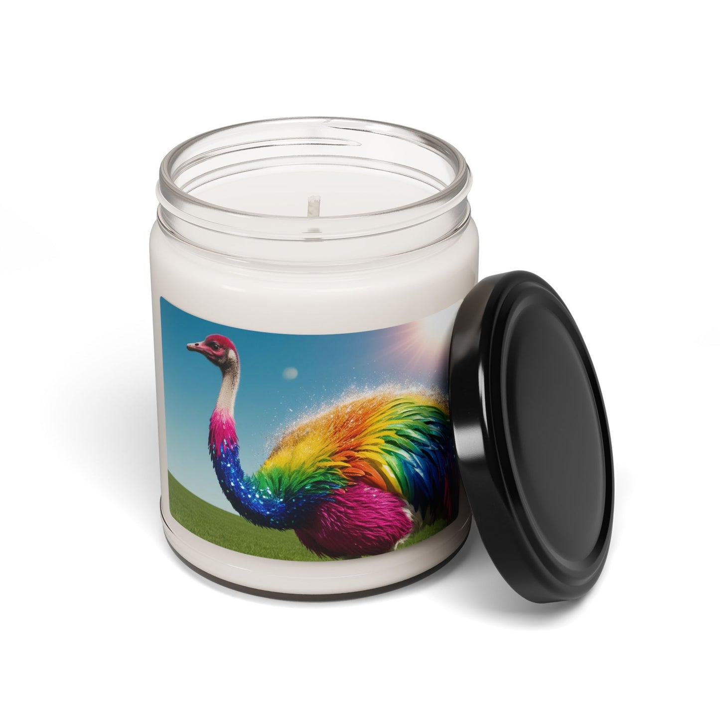 Rainbow Emu- Scented Soy Candle, 9oz