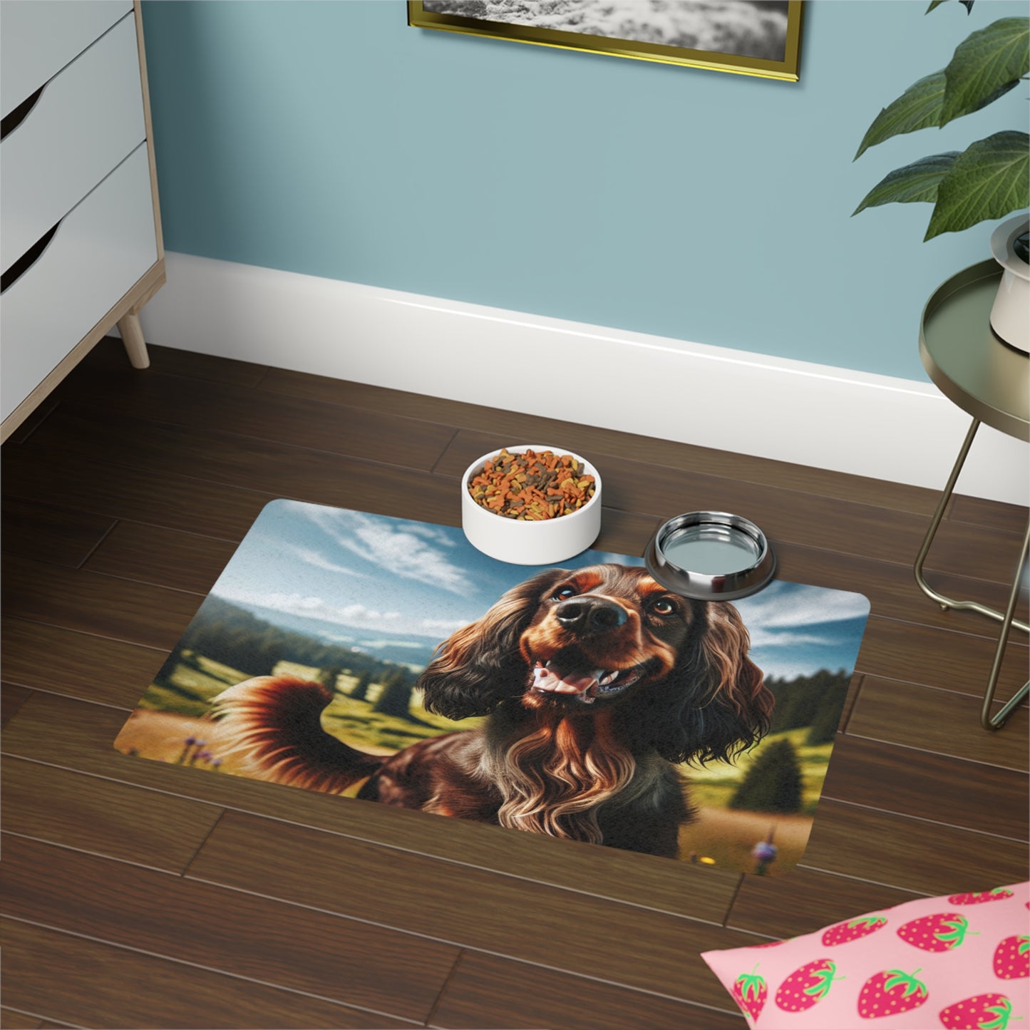 Pet Food Mat (12x18) - Deutscher Wachtelhund