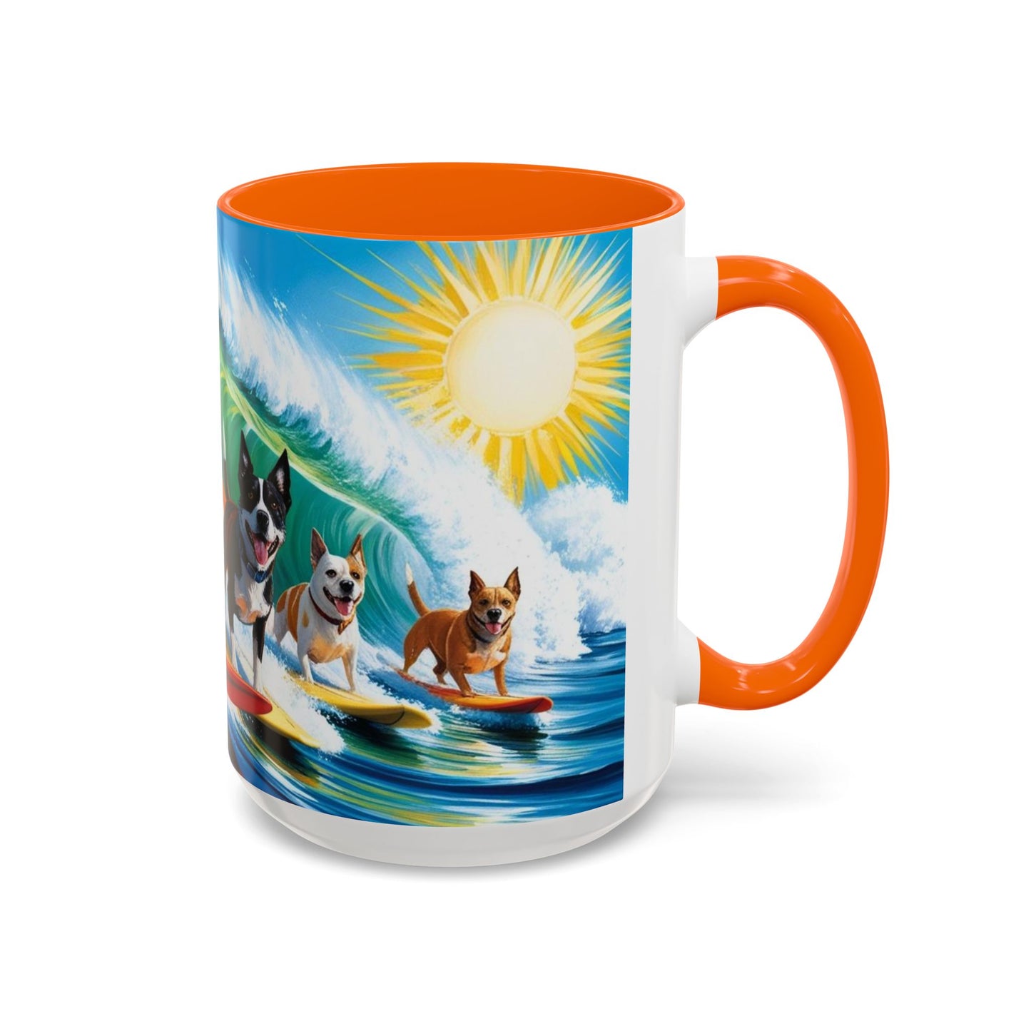Taza de café con detalles de Surf Dogs: el regalo perfecto para los amantes de los perros
