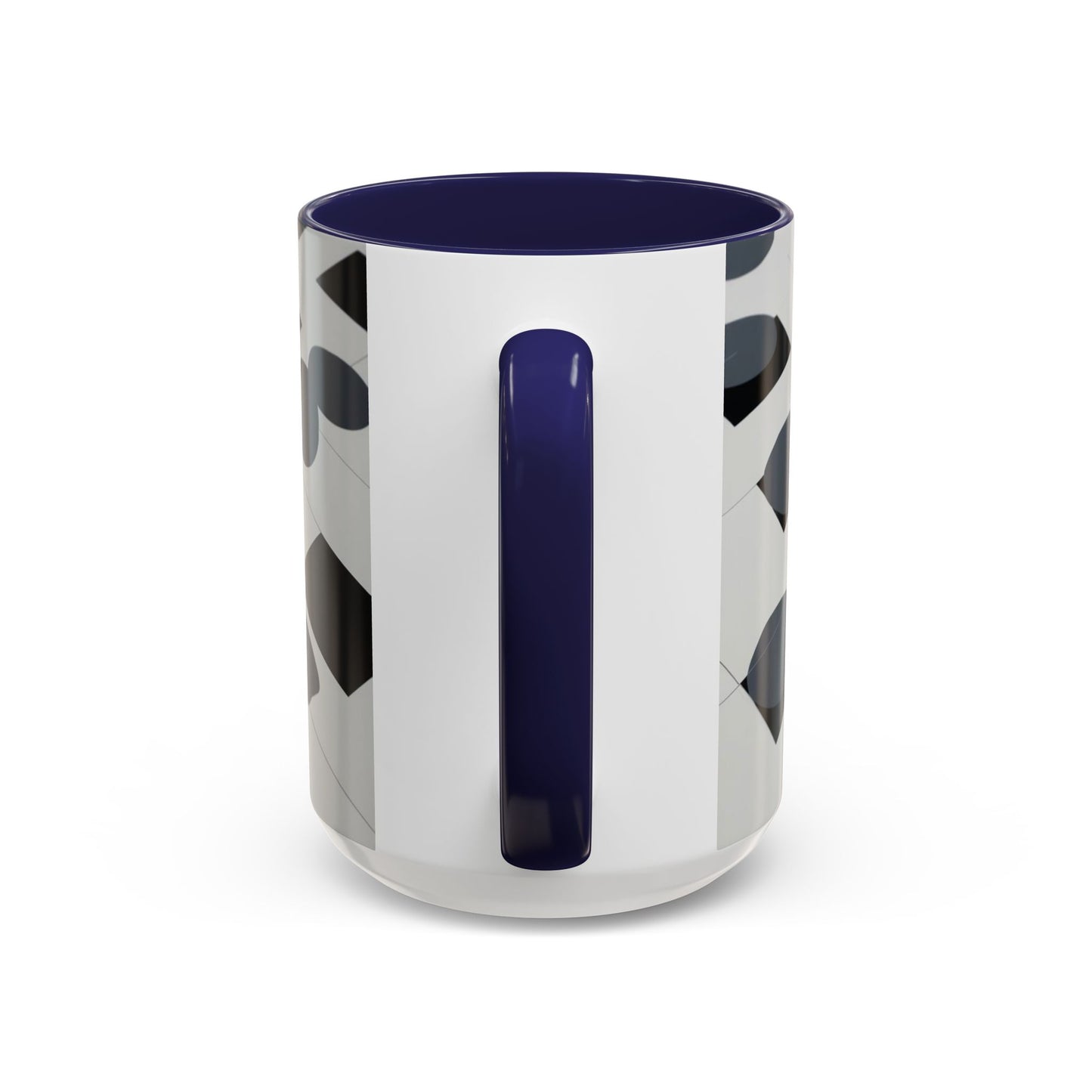 Optical Illusion Accent Mug – Ceramic Coffee Cup