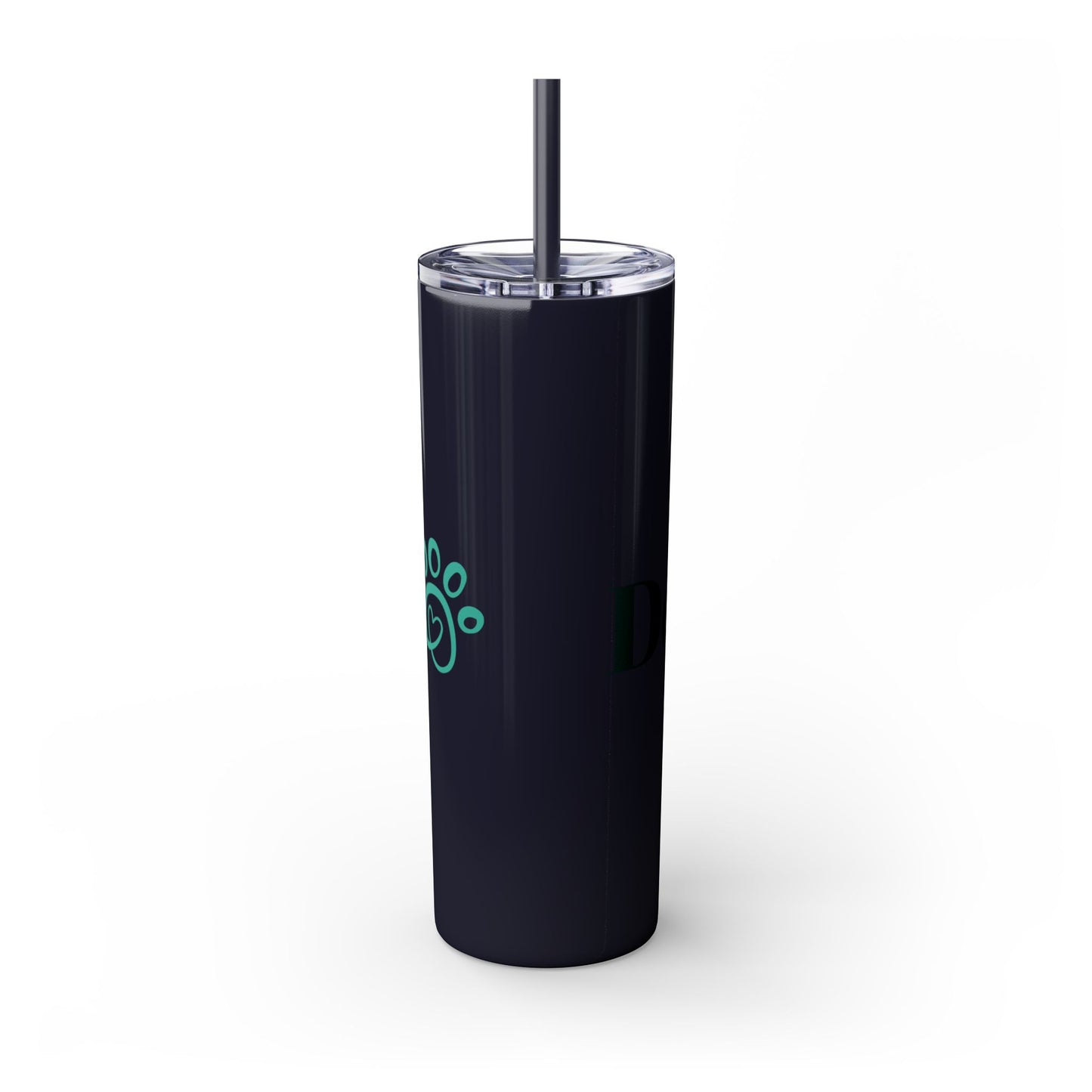 Skinny Tumbler with Straw – 20 oz Stainless Steel Cup