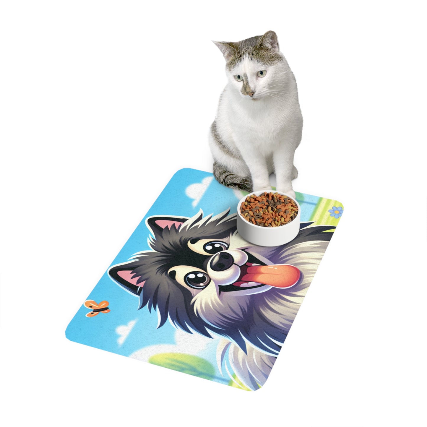 Pet Food Mat (12x18) - Keeshond