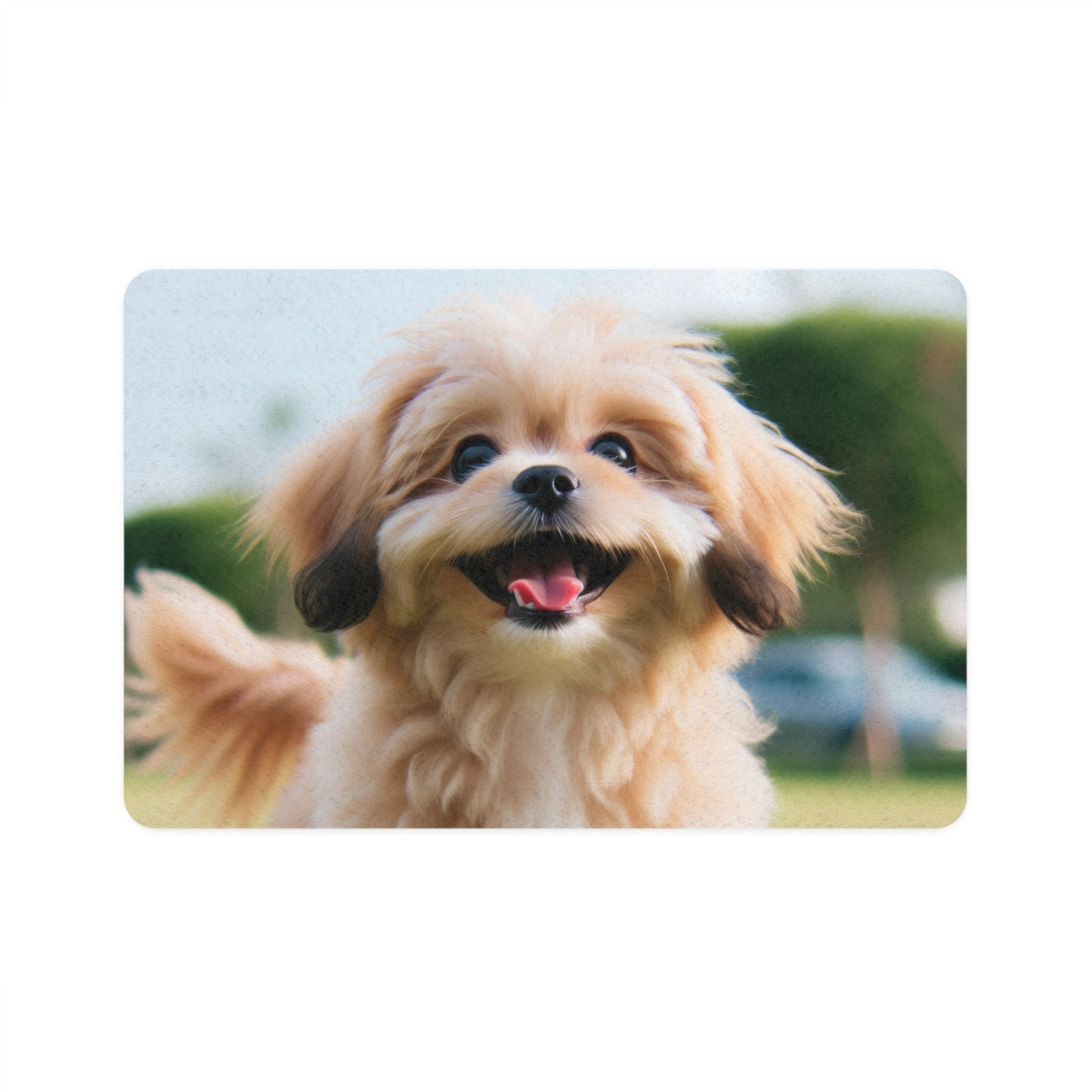 Pet Food Mat (12x18) - Pekapoo