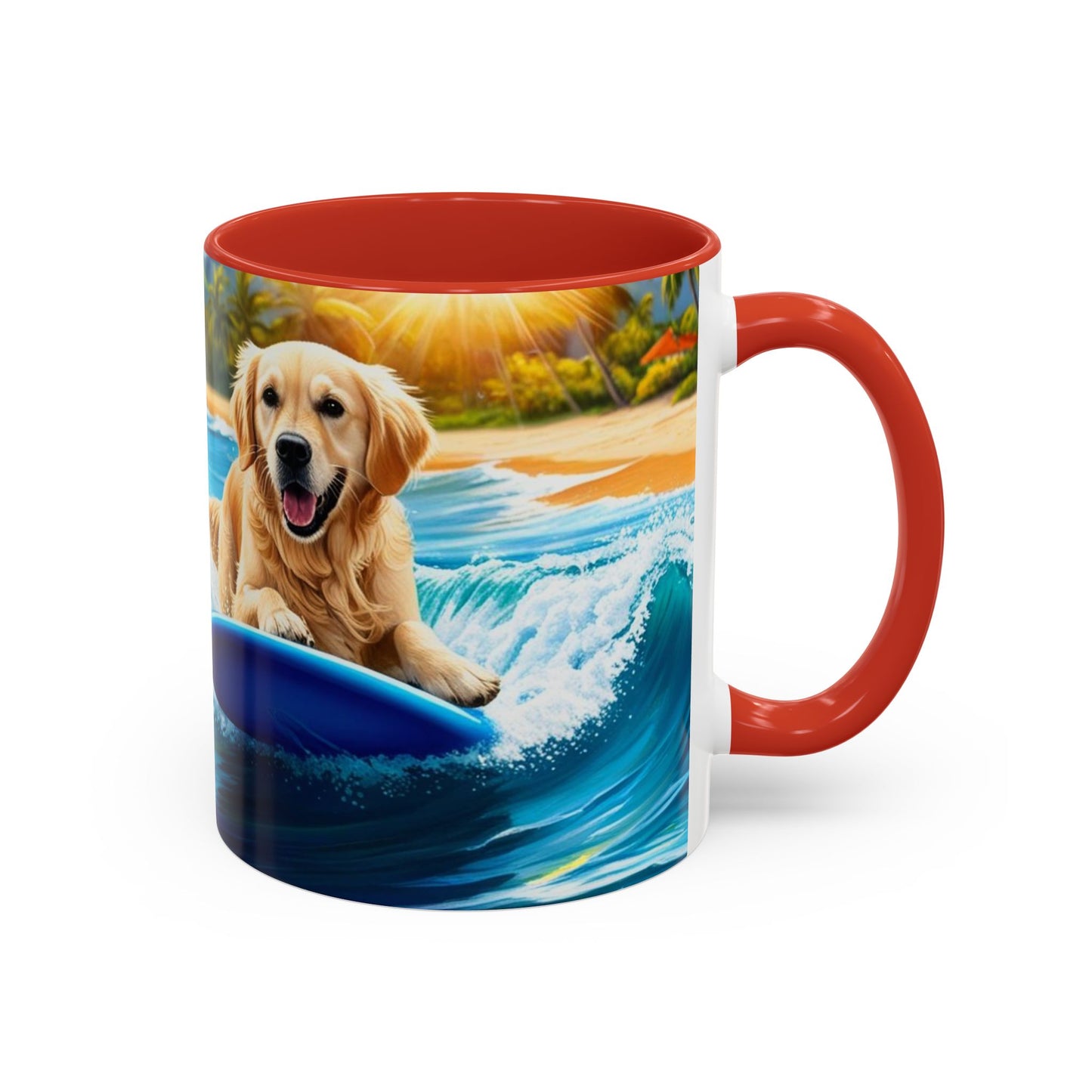 Taza de café con detalles de Surf Dogs: el regalo perfecto para los amantes de los perros