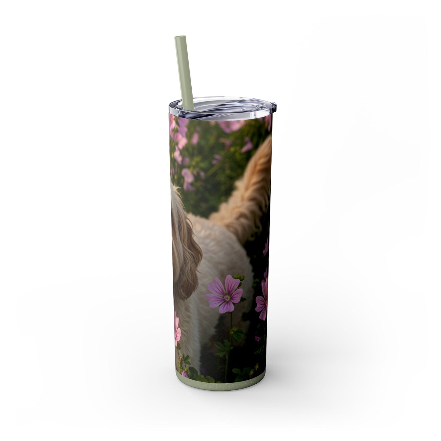Gobelet Cockapoo avec paille, 590 ml