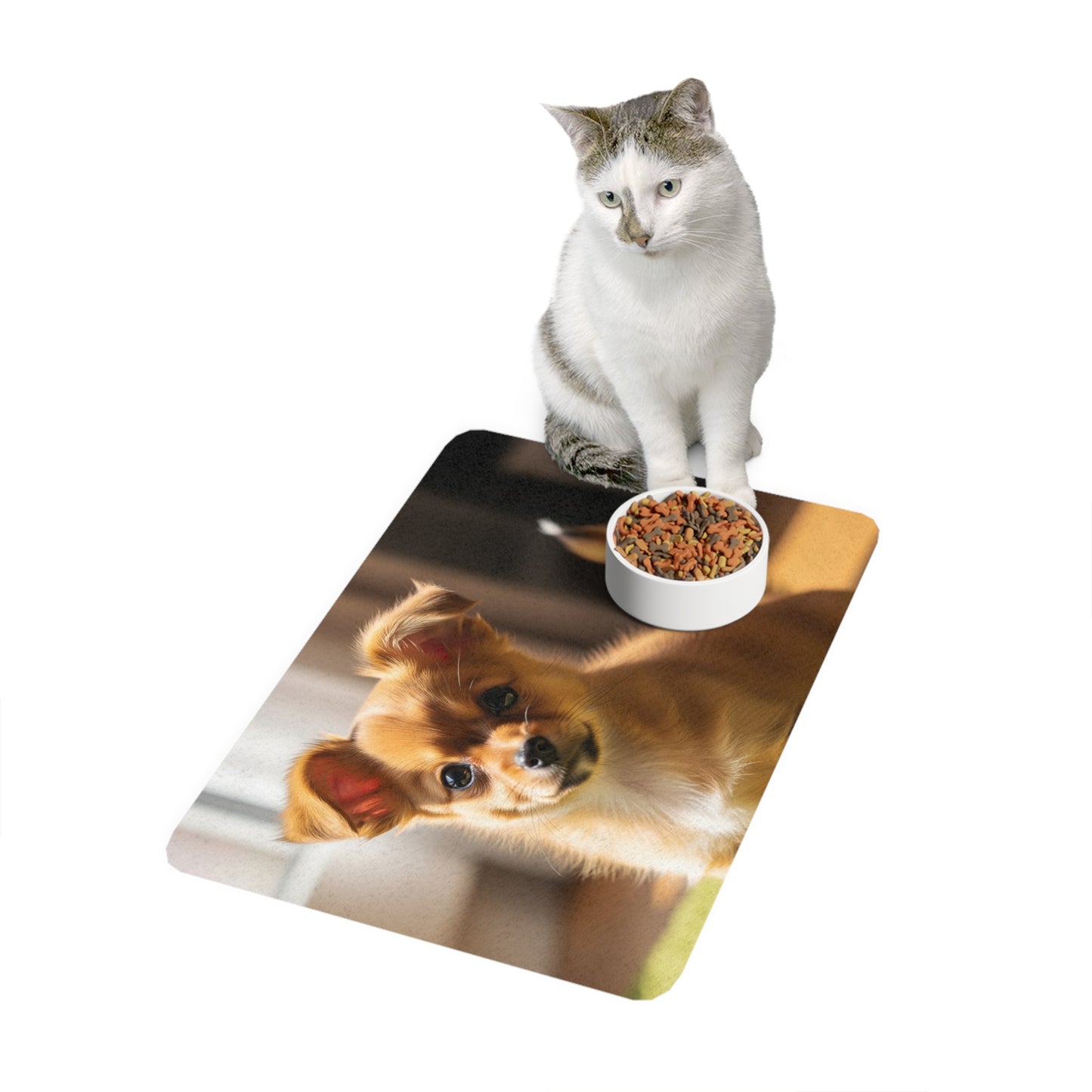 Tapete para comida de mascotas (12 x 18) - Toi Leo