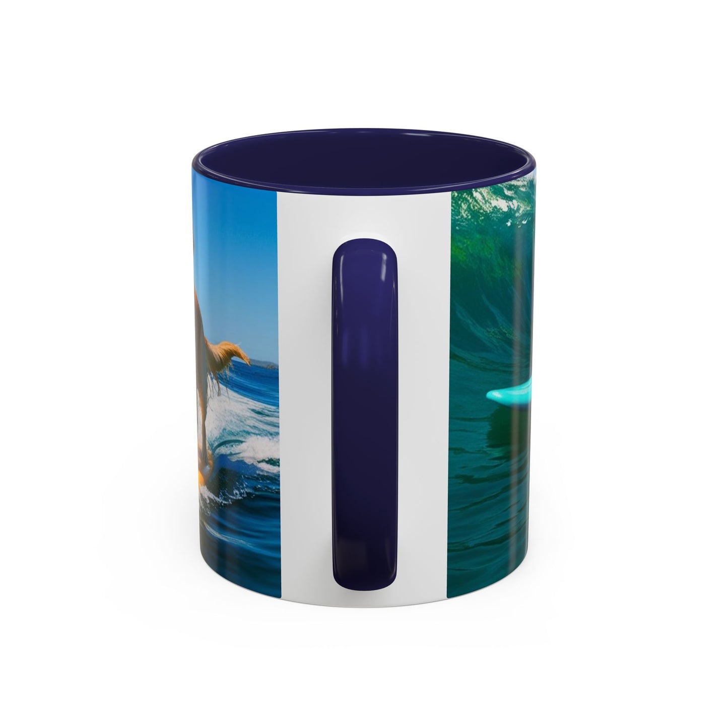 Mug à café Surf Dogs Accent - Cadeau idéal pour les amoureux des chiens