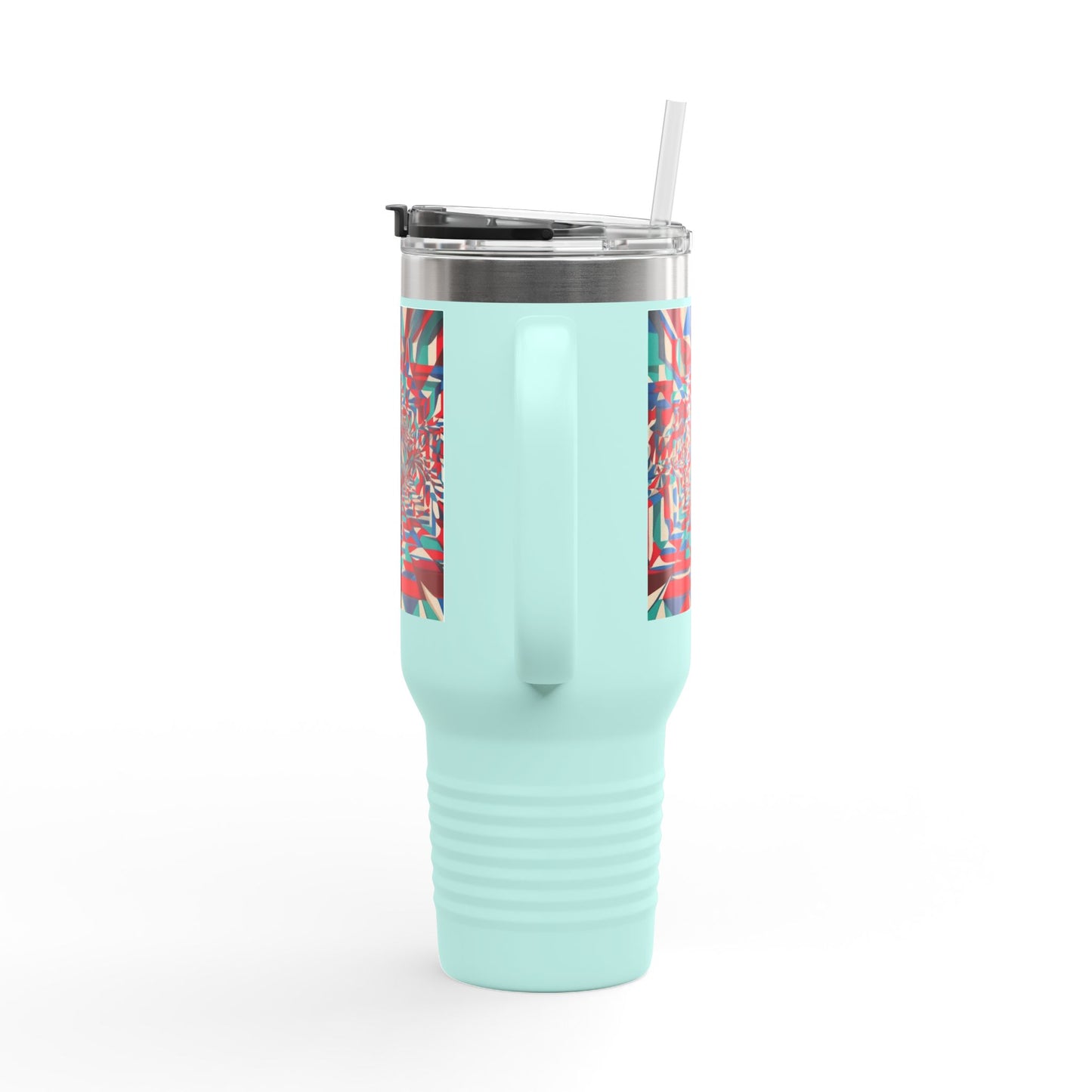 Optical Illusion Insulated Travel Mug, 40oz