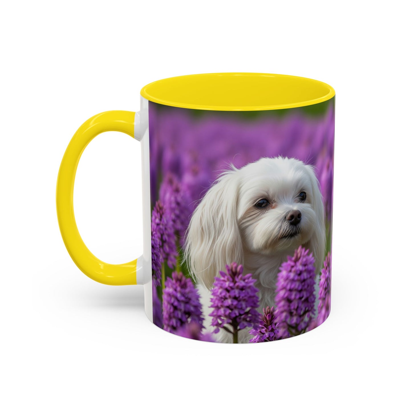 Mug à café à motif maltais - Cadeau idéal pour les amoureux des chiens
