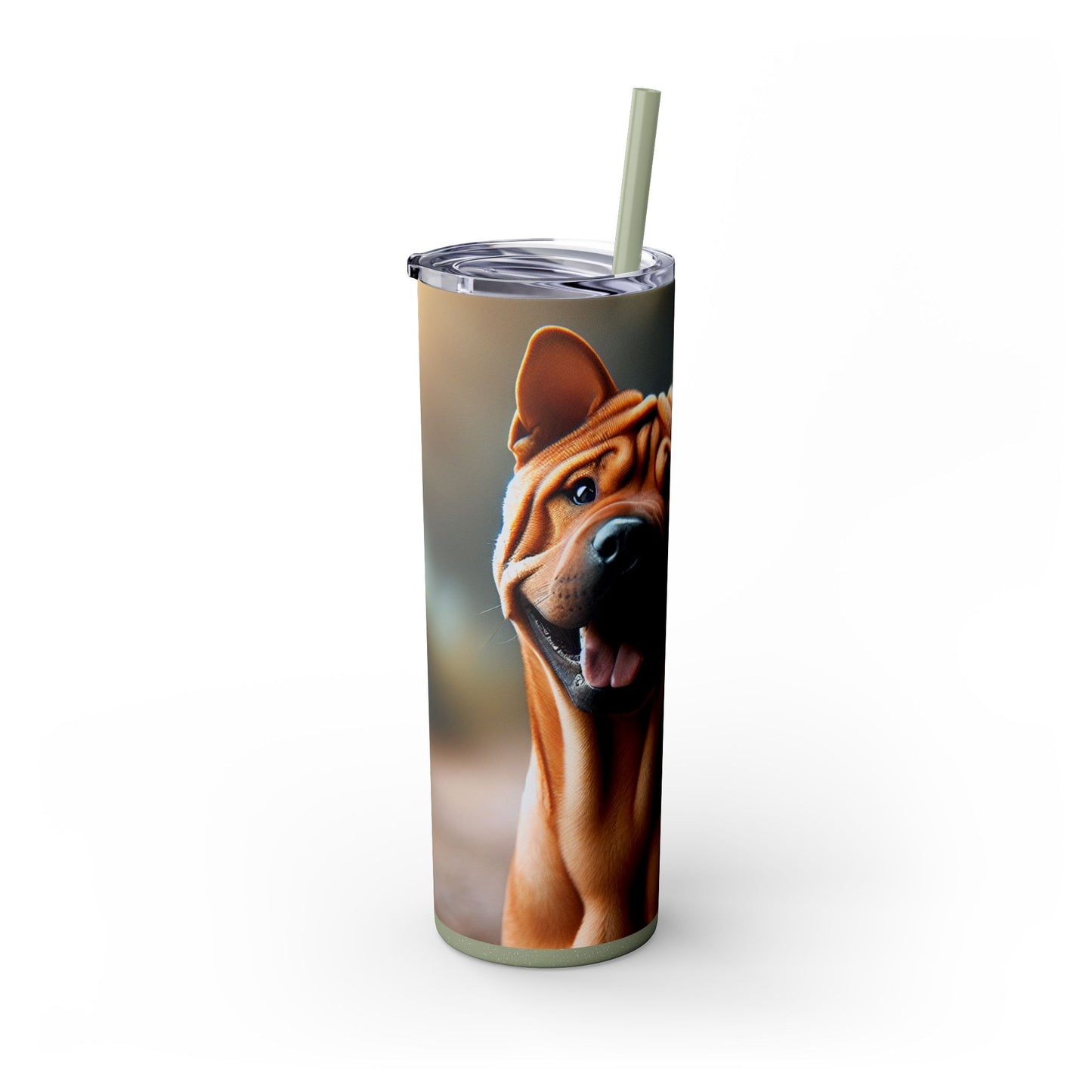 Gobelet isotherme de Chongqing (Chine) avec paille, 590 ml (20 oz).