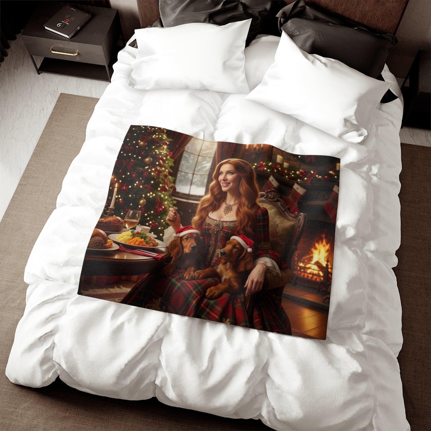 Scottish Holiday Feast Blanket