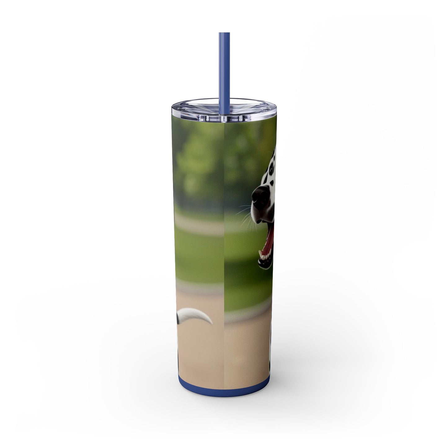 Skinny Tumbler with Straw – 20 oz Stainless Steel Cup