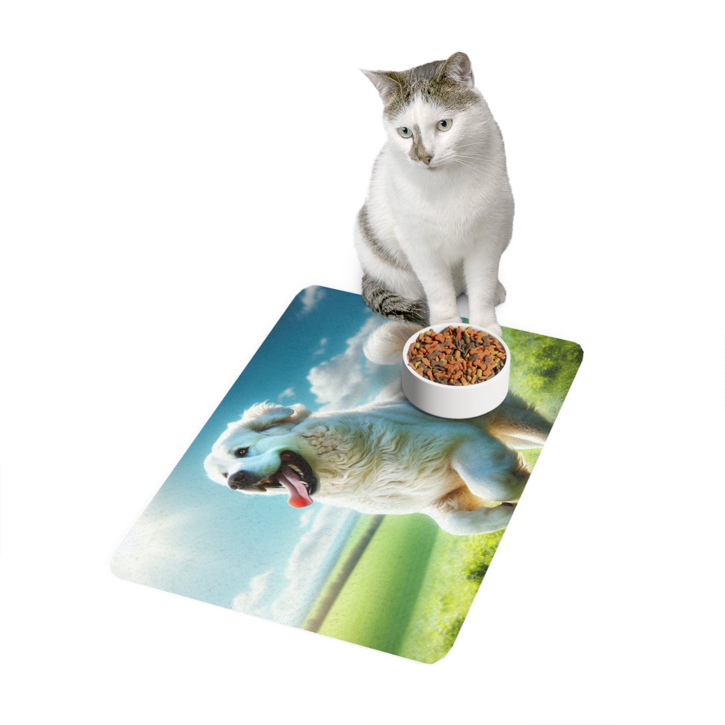 Pet Food Mat (12x18) - Kuvasz