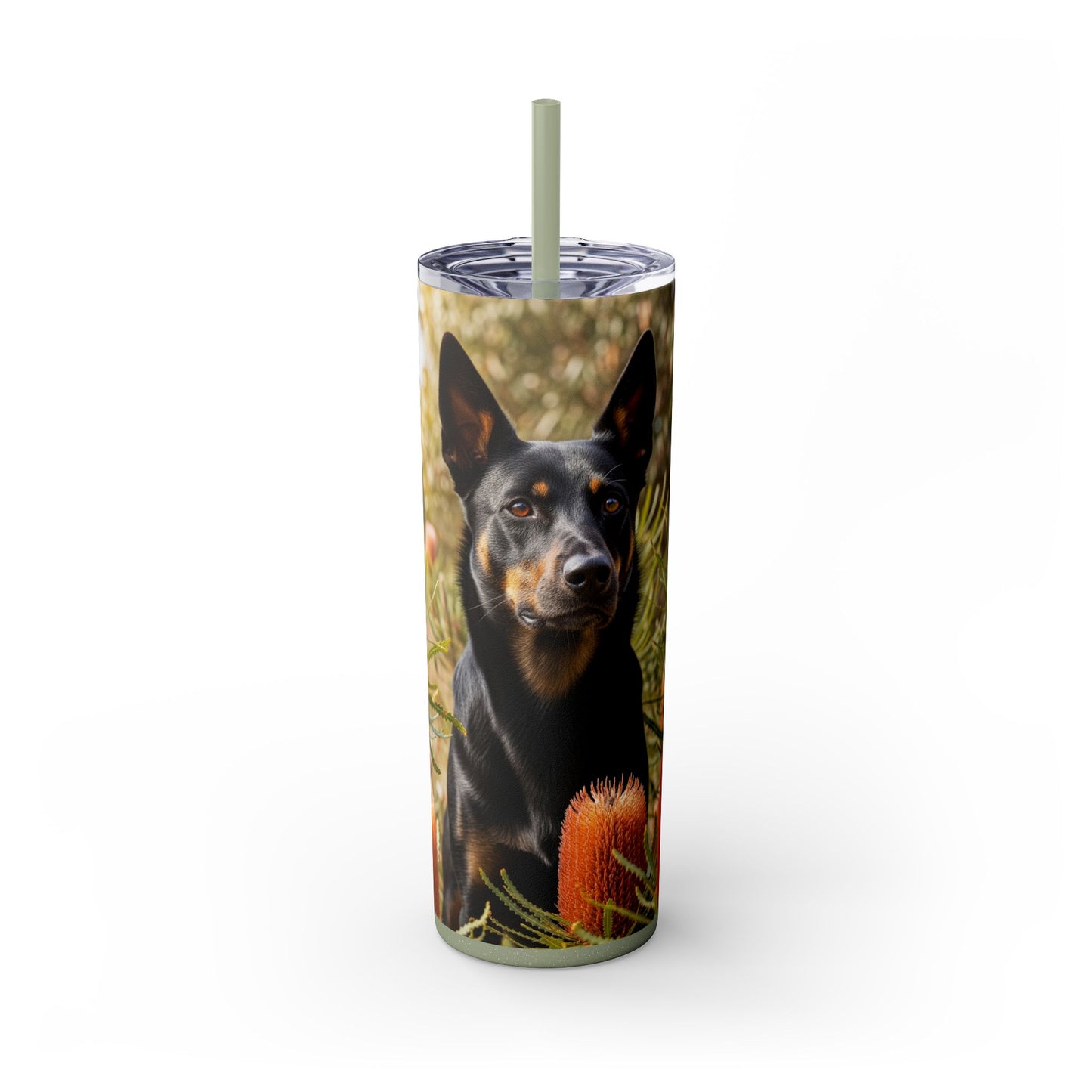 Working Kelpie Tumbler with Straw, 20oz