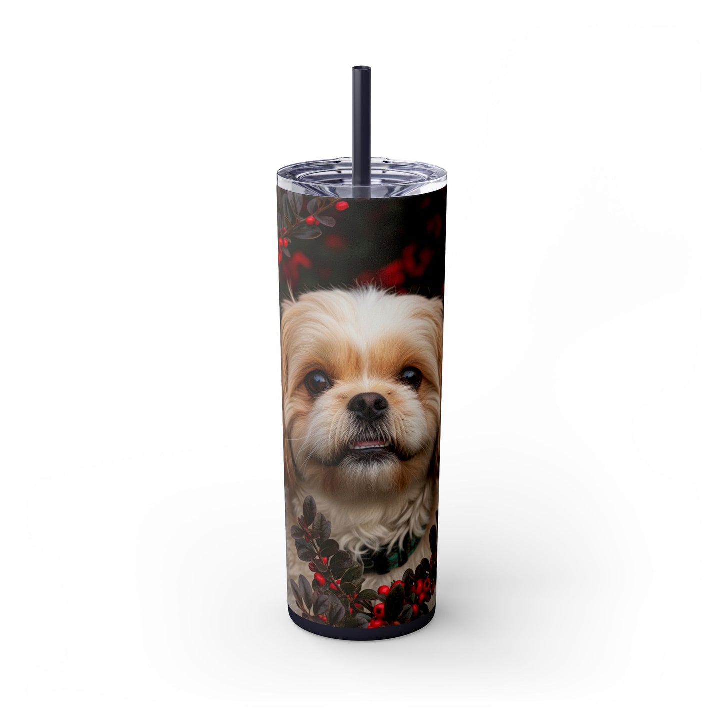 Pekapoo Tumbler with Straw, 20oz