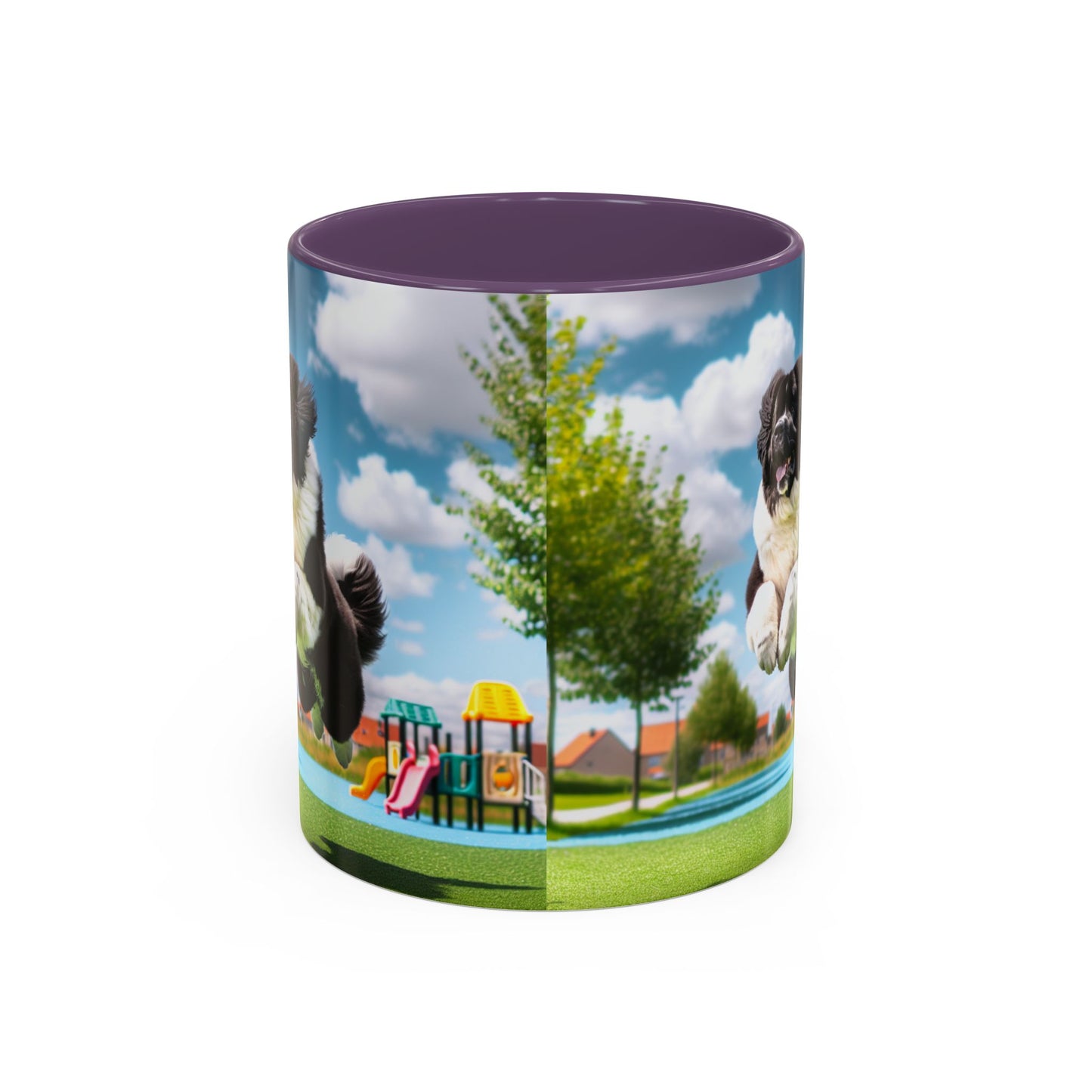 Taza de café con acento Landseer: el regalo perfecto para los amantes de los perros