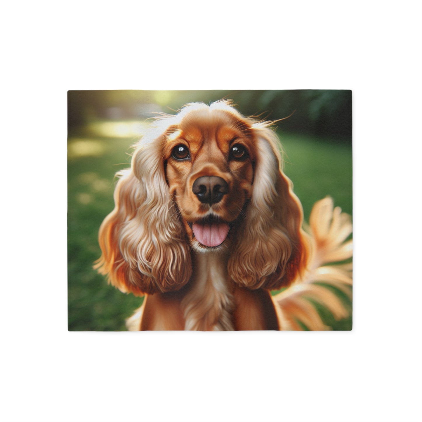 English Cocker Spaniel Sweatshirt Blanket