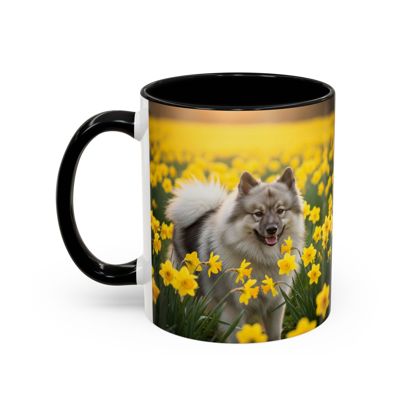 Taza con detalles de Keeshond: el regalo perfecto para los amantes de los perros