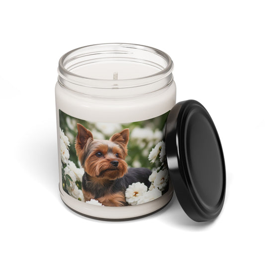 Yorkshire Terrier- Scented Soy Candle, 9oz