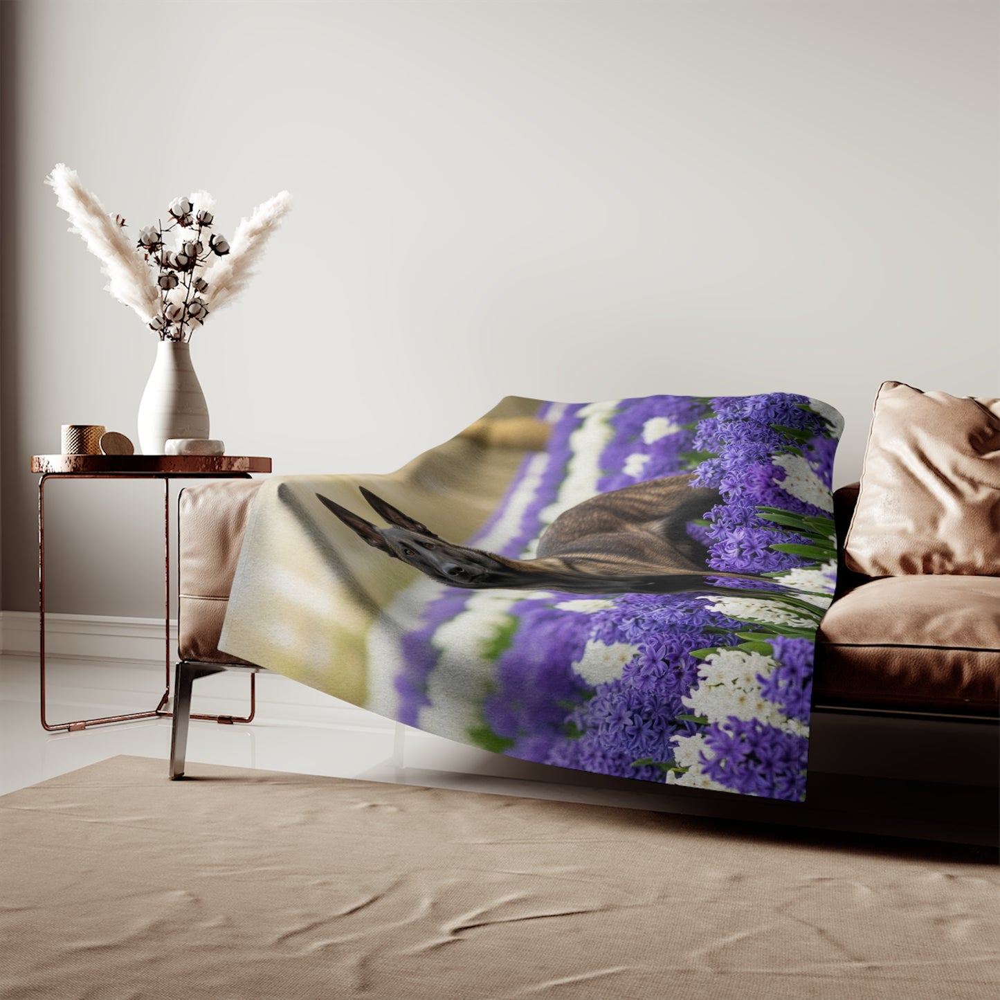 Dutch Shepherd Dog Sweatshirt Blanket