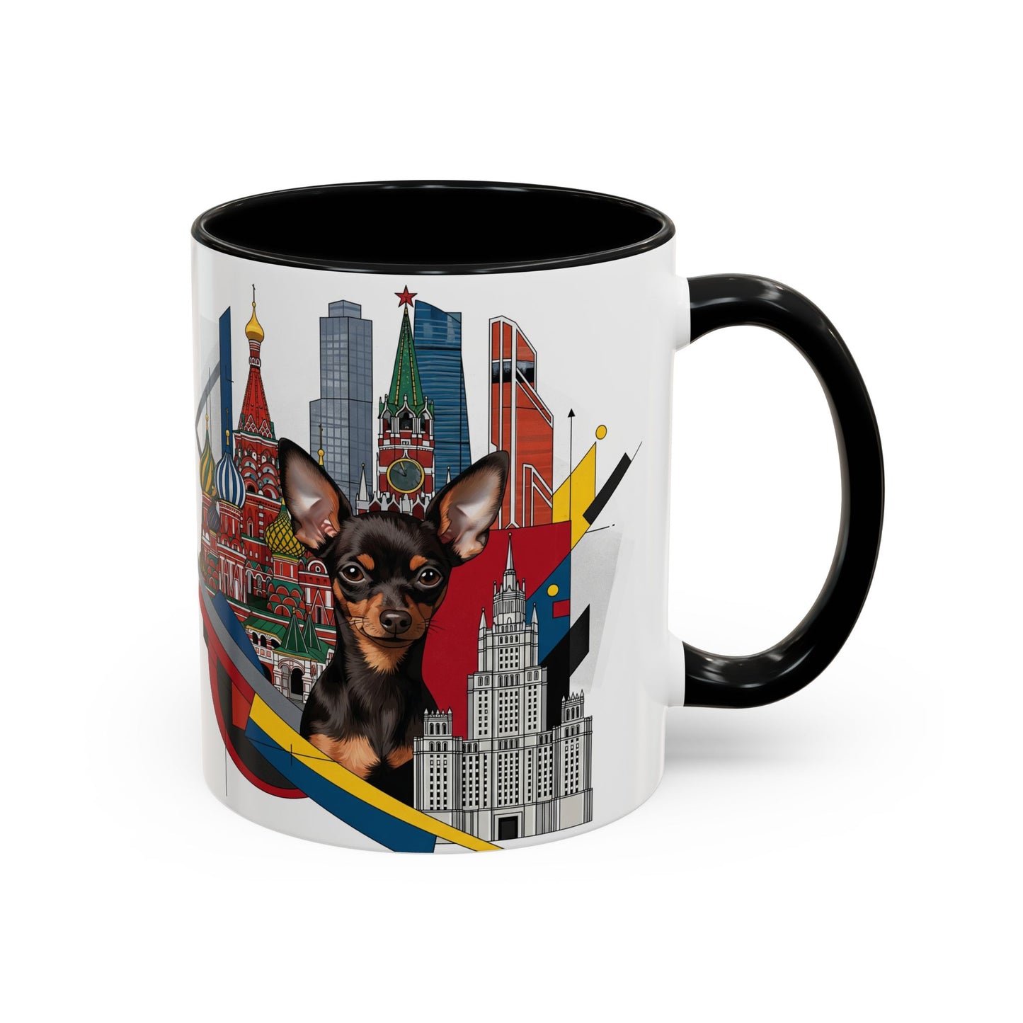 Russian Toy Dog Accent Coffee Mug - Perfect Gift for Dog Lovers