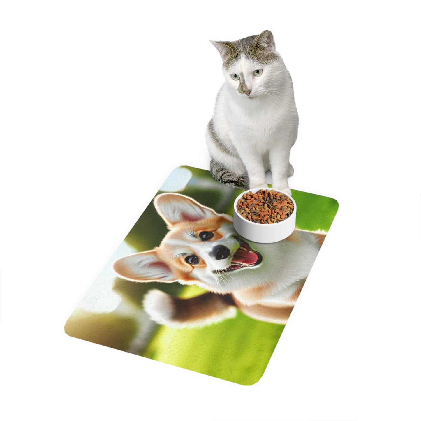 Pet Food Mat (12x18) - Welsh Corgi Pembroke