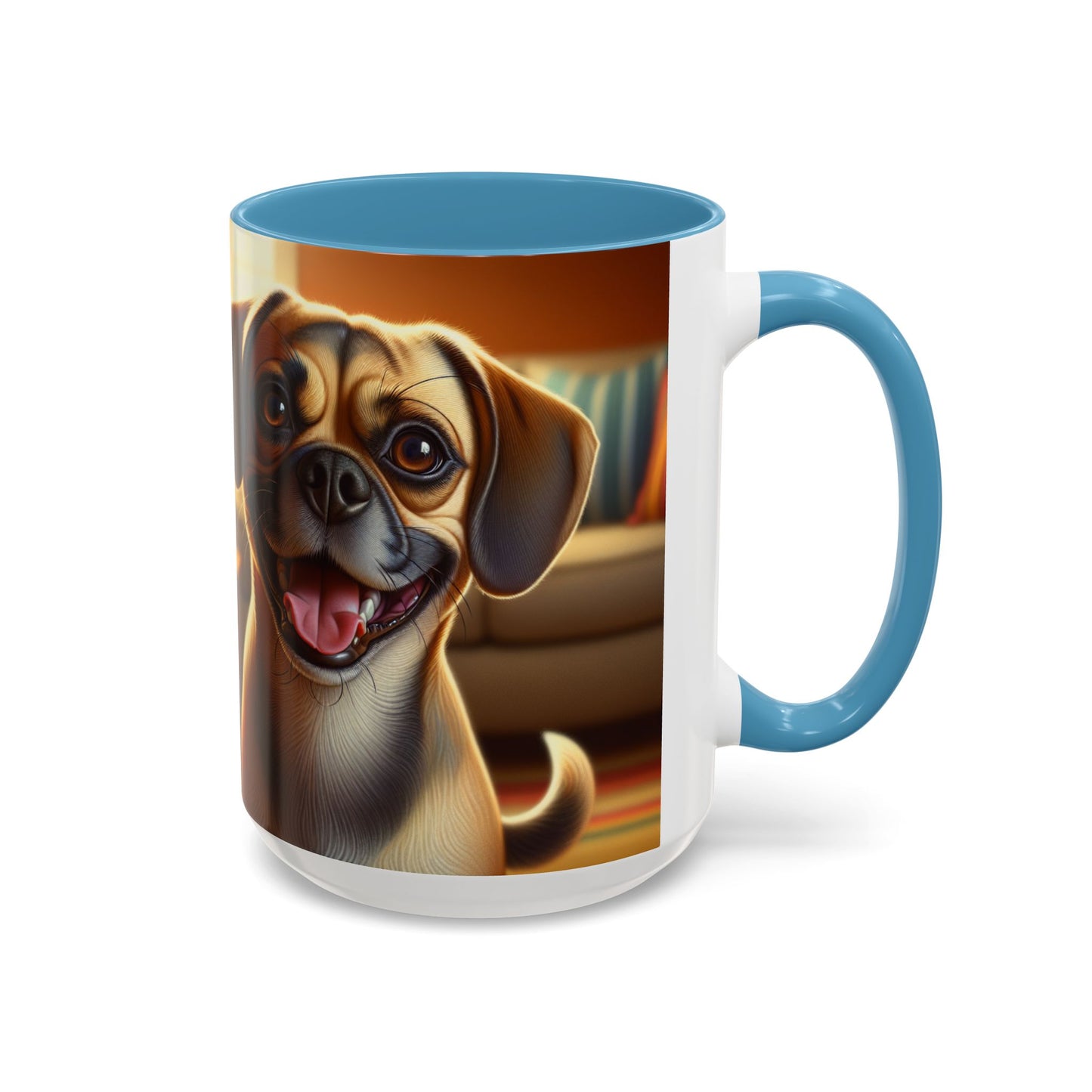 Taza de café con detalles de Puggle: el regalo perfecto para los amantes de los perros