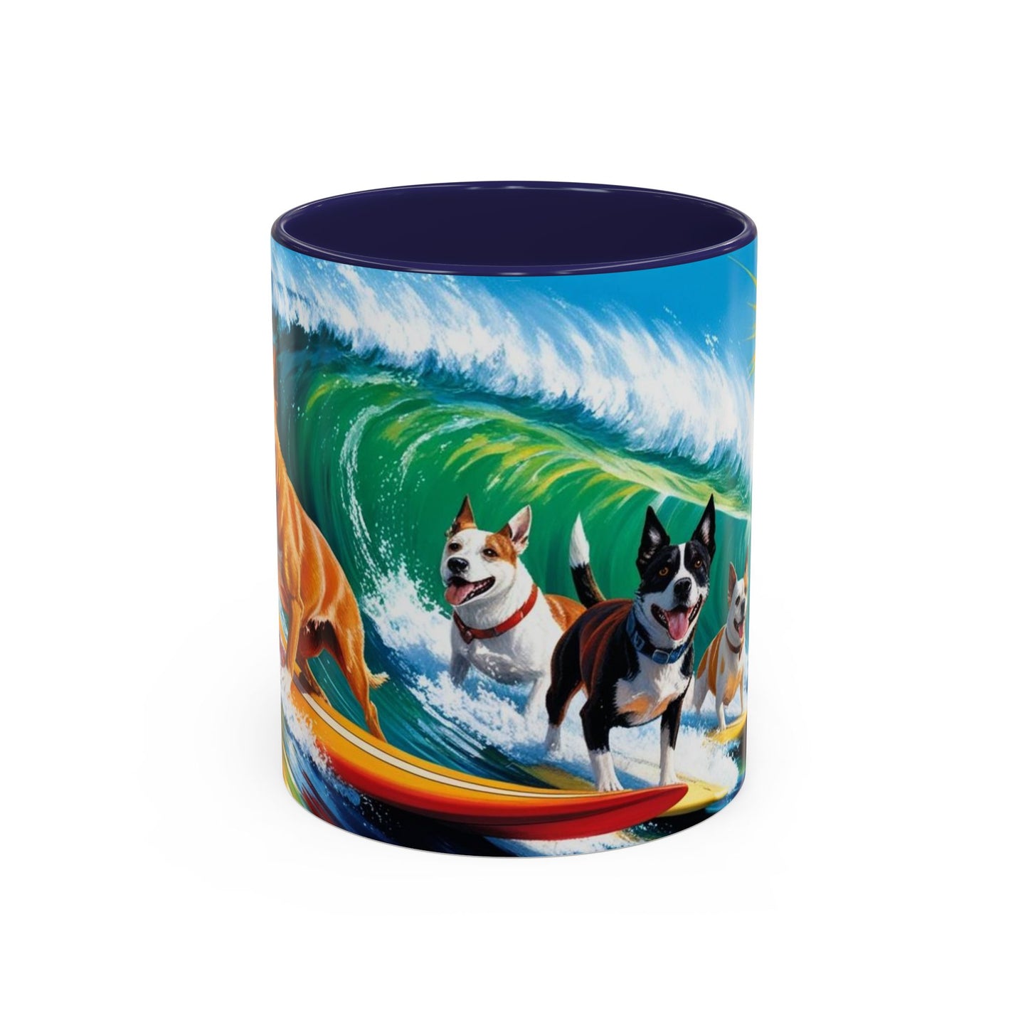 Taza de café con detalles de Surf Dogs: el regalo perfecto para los amantes de los perros