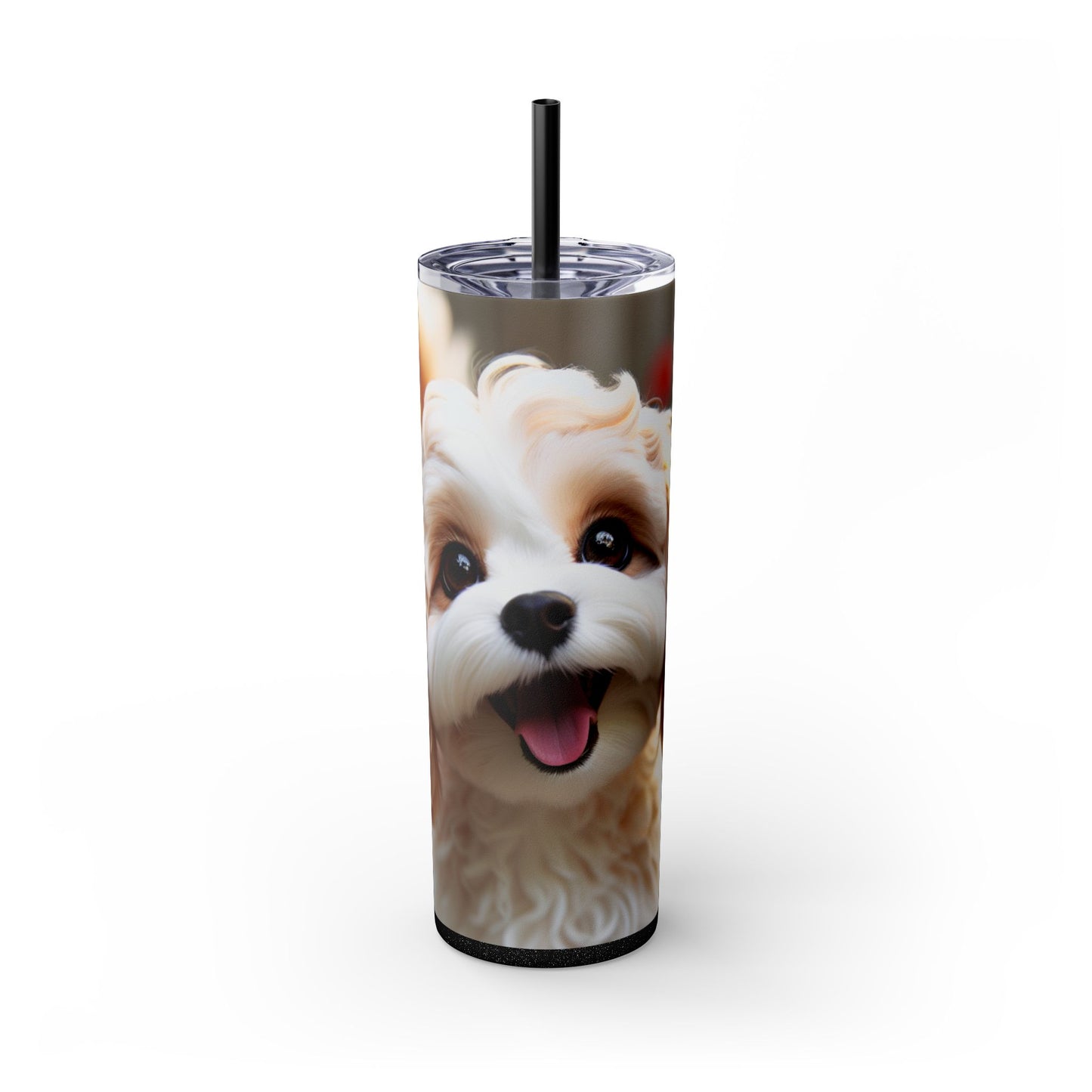 Skinny Tumbler with Straw – 20 oz Stainless Steel Cup
