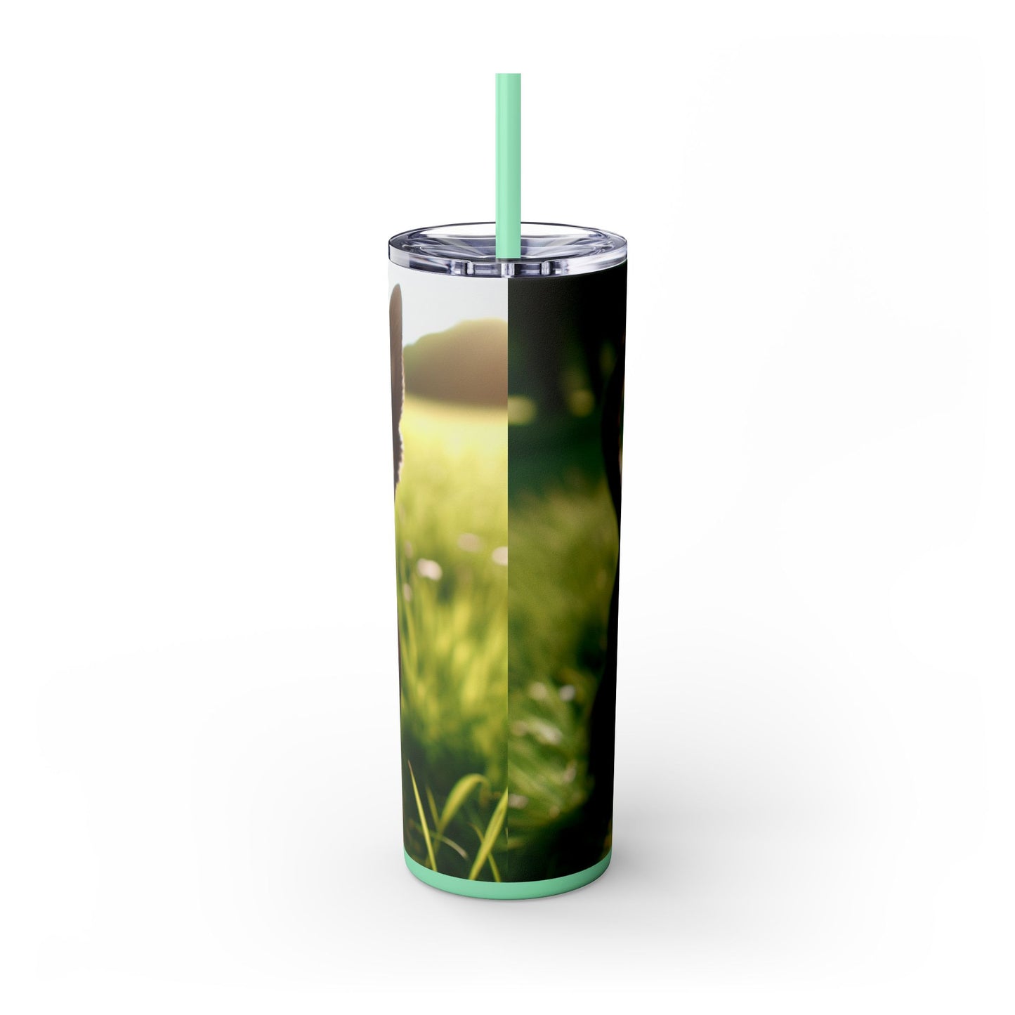 Scottish Terrier Skinny Tumbler with Straw, 20oz