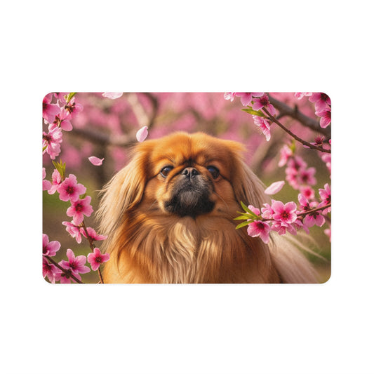 Pet Food Mat (12x18) - Pekingese