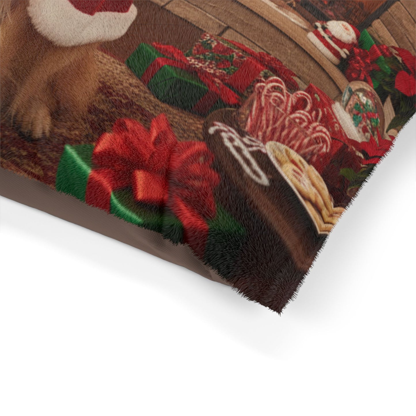 Golden Retriever Santa Pet Bed